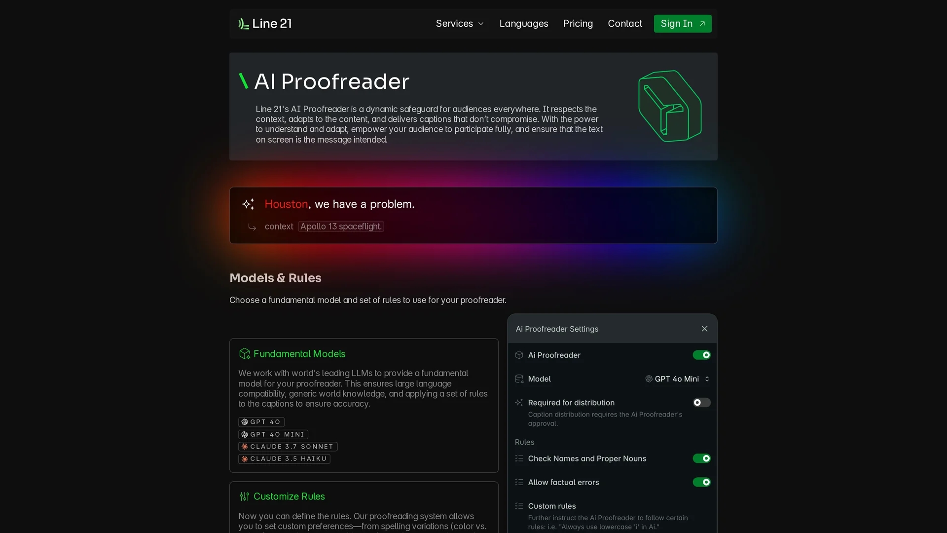 line-21 homepage
