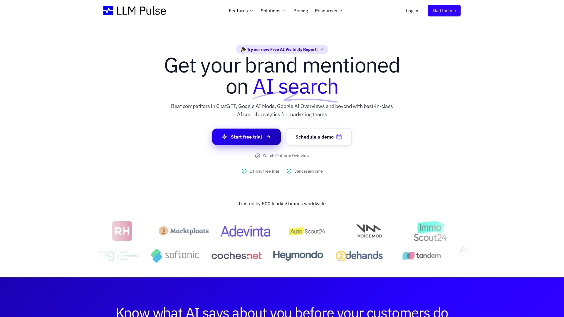 llm-pulse homepage