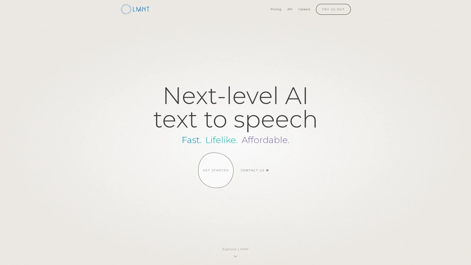 lmnt homepage