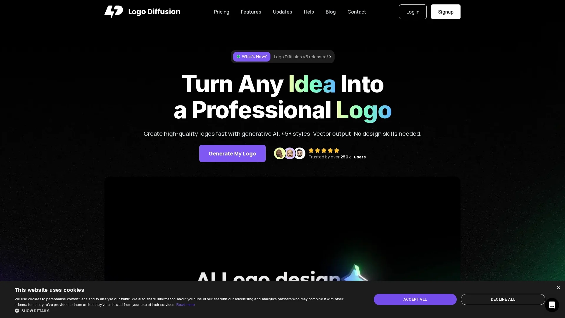 logo-diffusion homepage