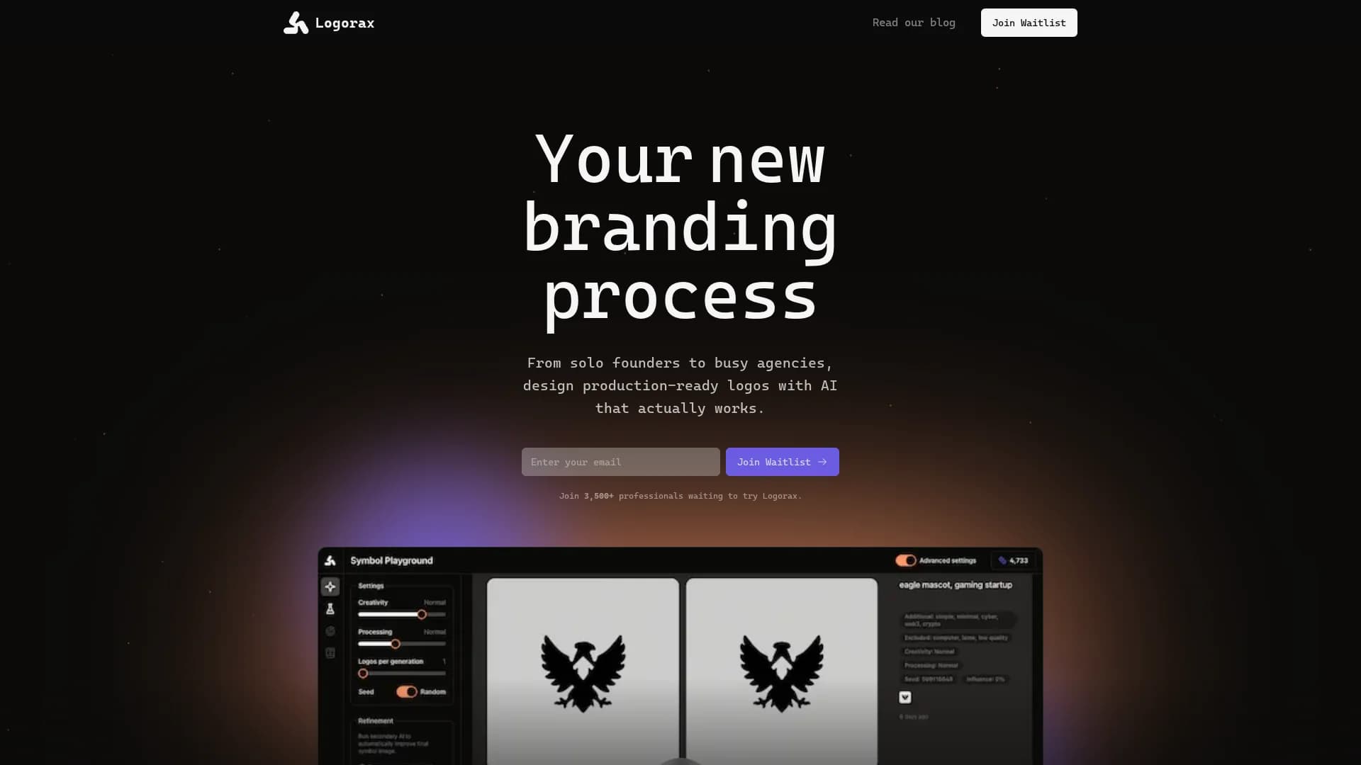 logorax homepage