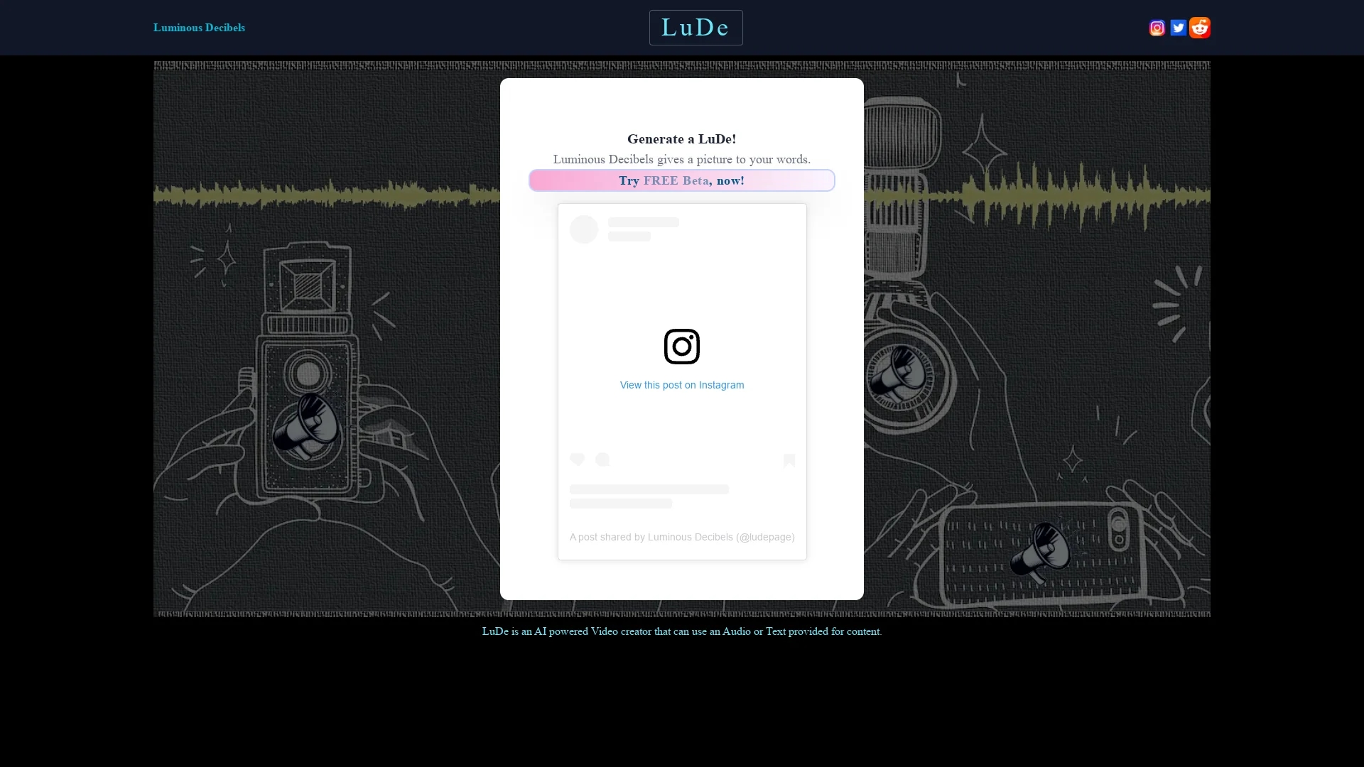 lude homepage