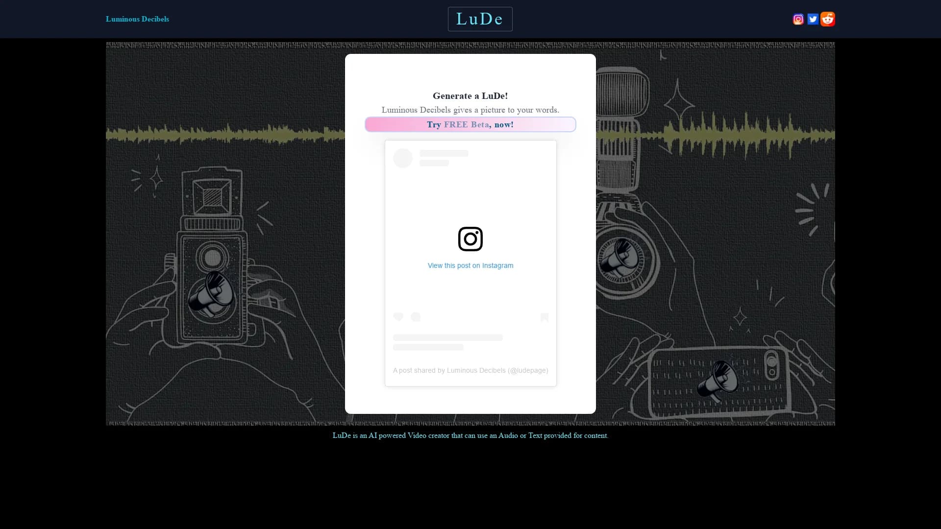 lude homepage