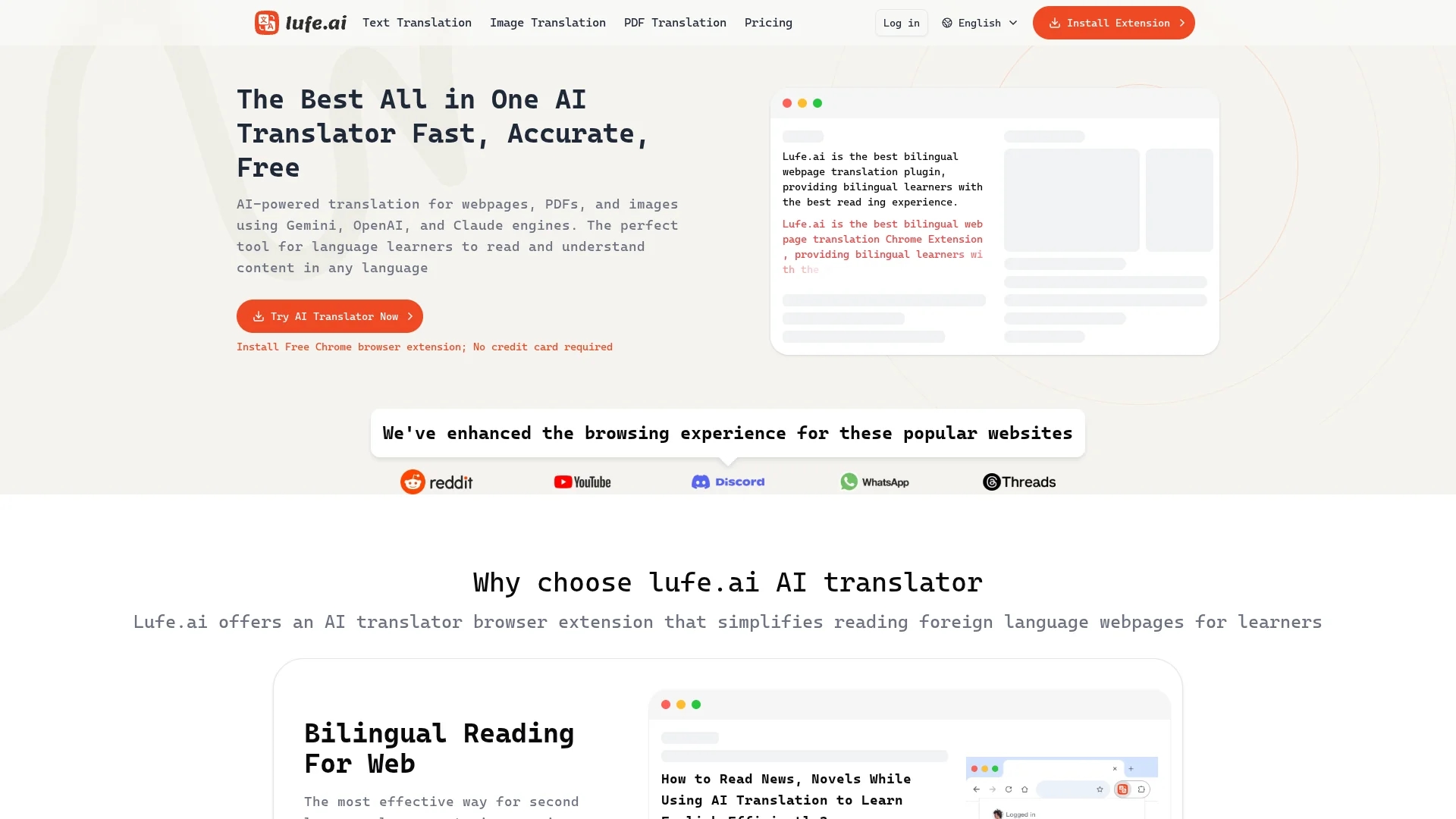 lufe-ai homepage