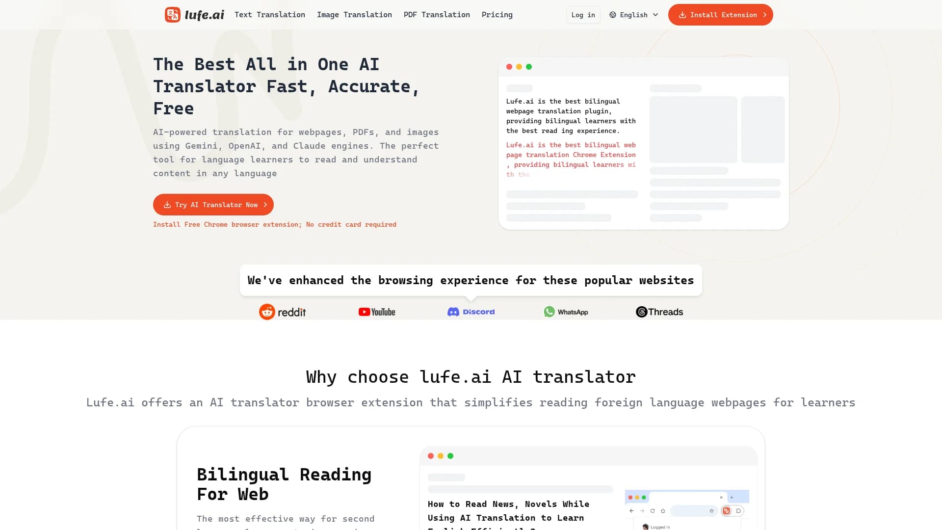 lufe-ai homepage