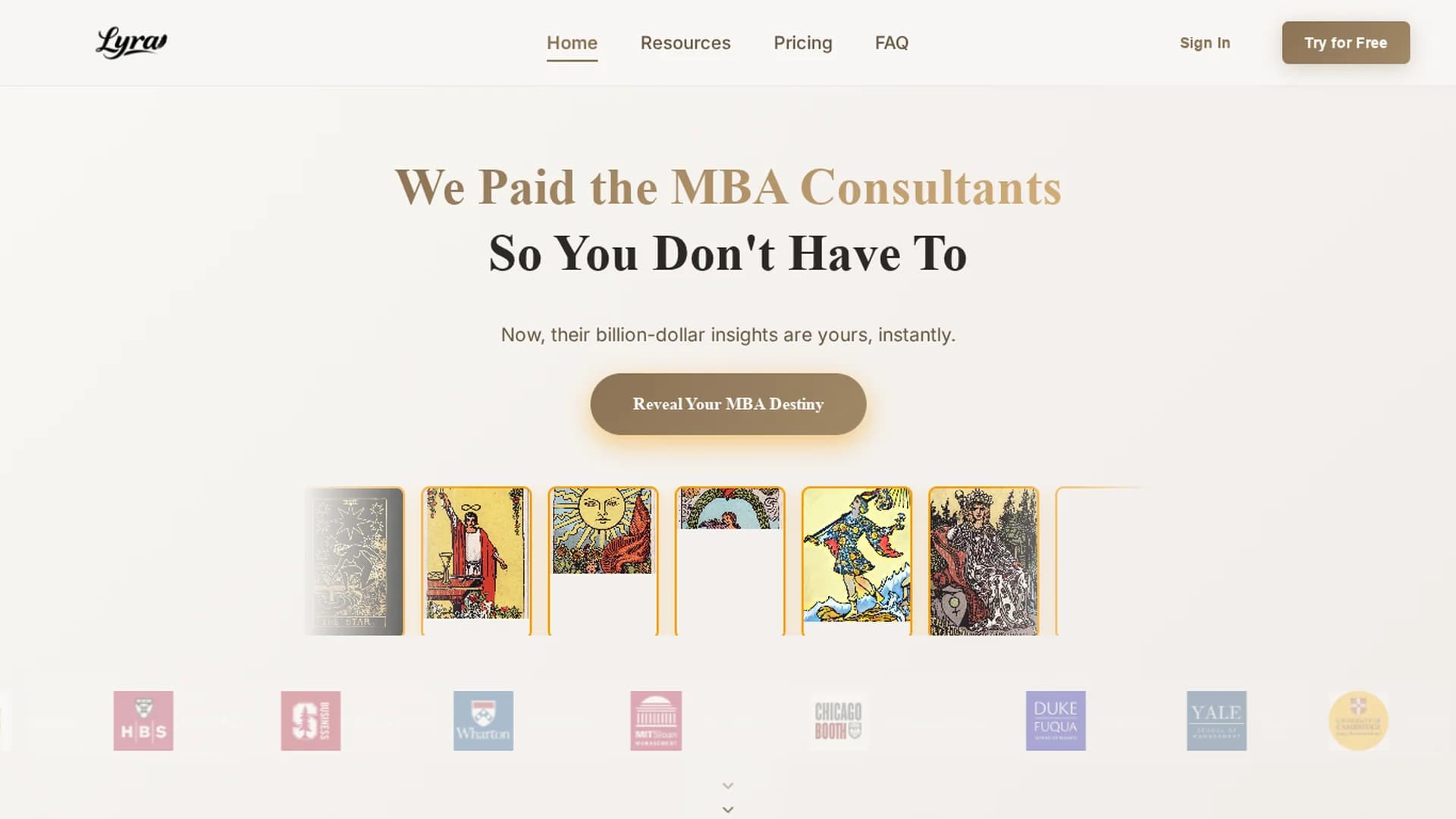lyra-ai homepage