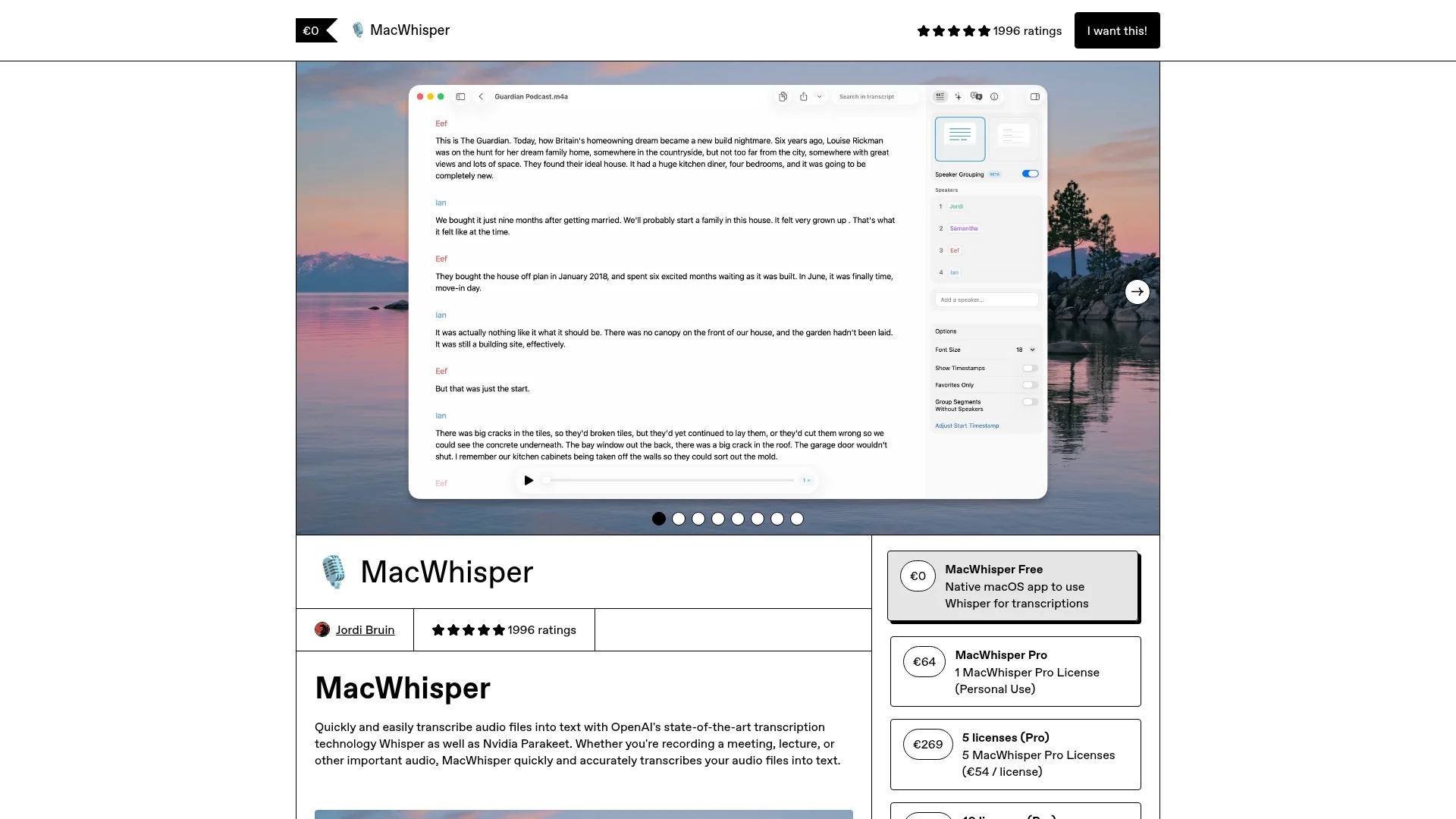 macwhisper homepage