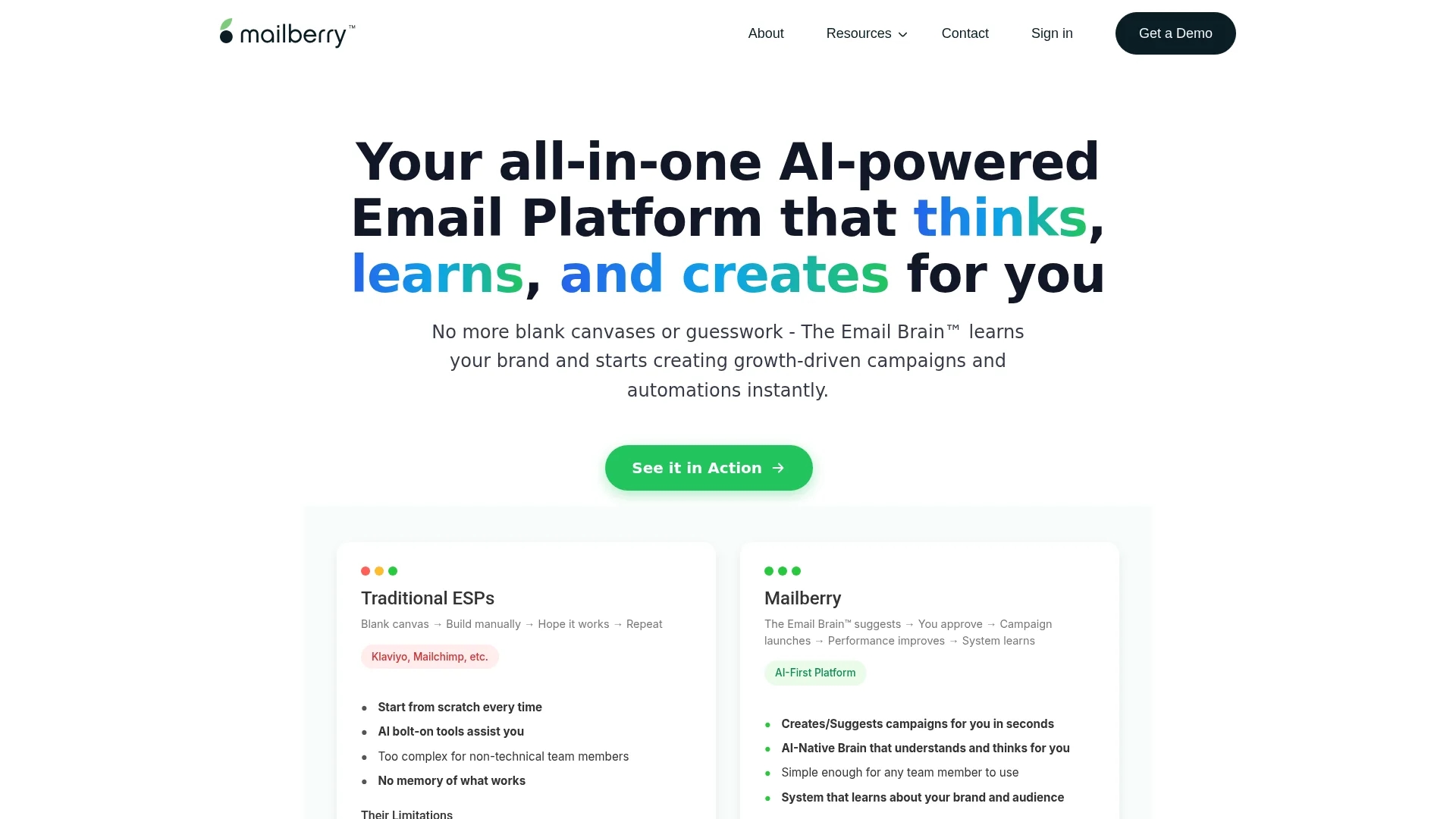 mailberry homepage
