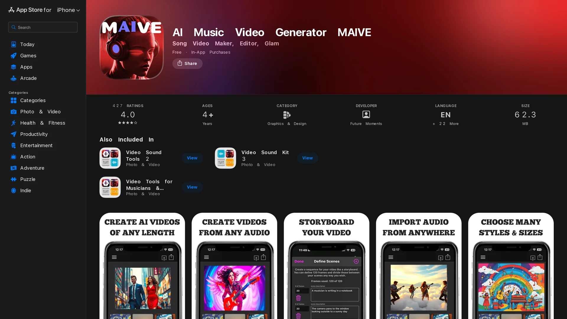 maive-music-ai-video-exporter homepage