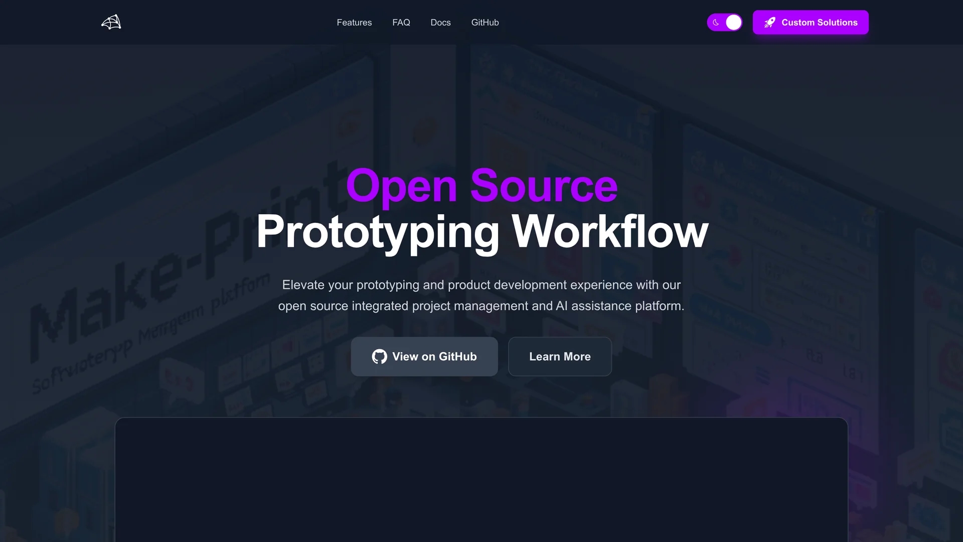 make-print-platform homepage