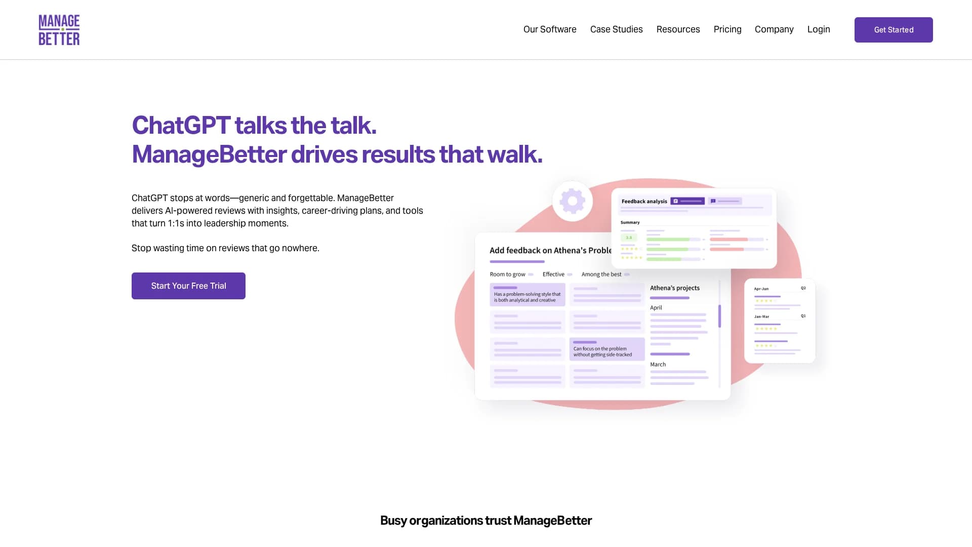 managebetter homepage