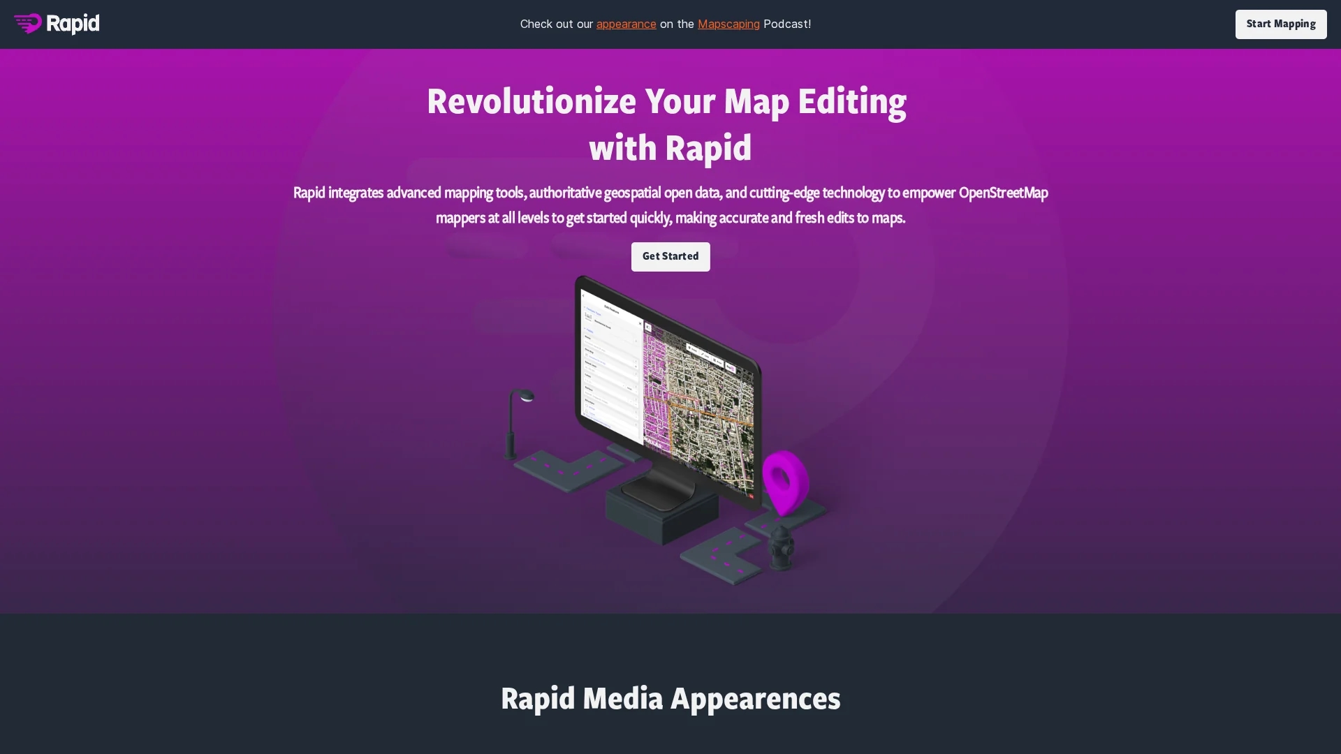 mapwith-ai homepage