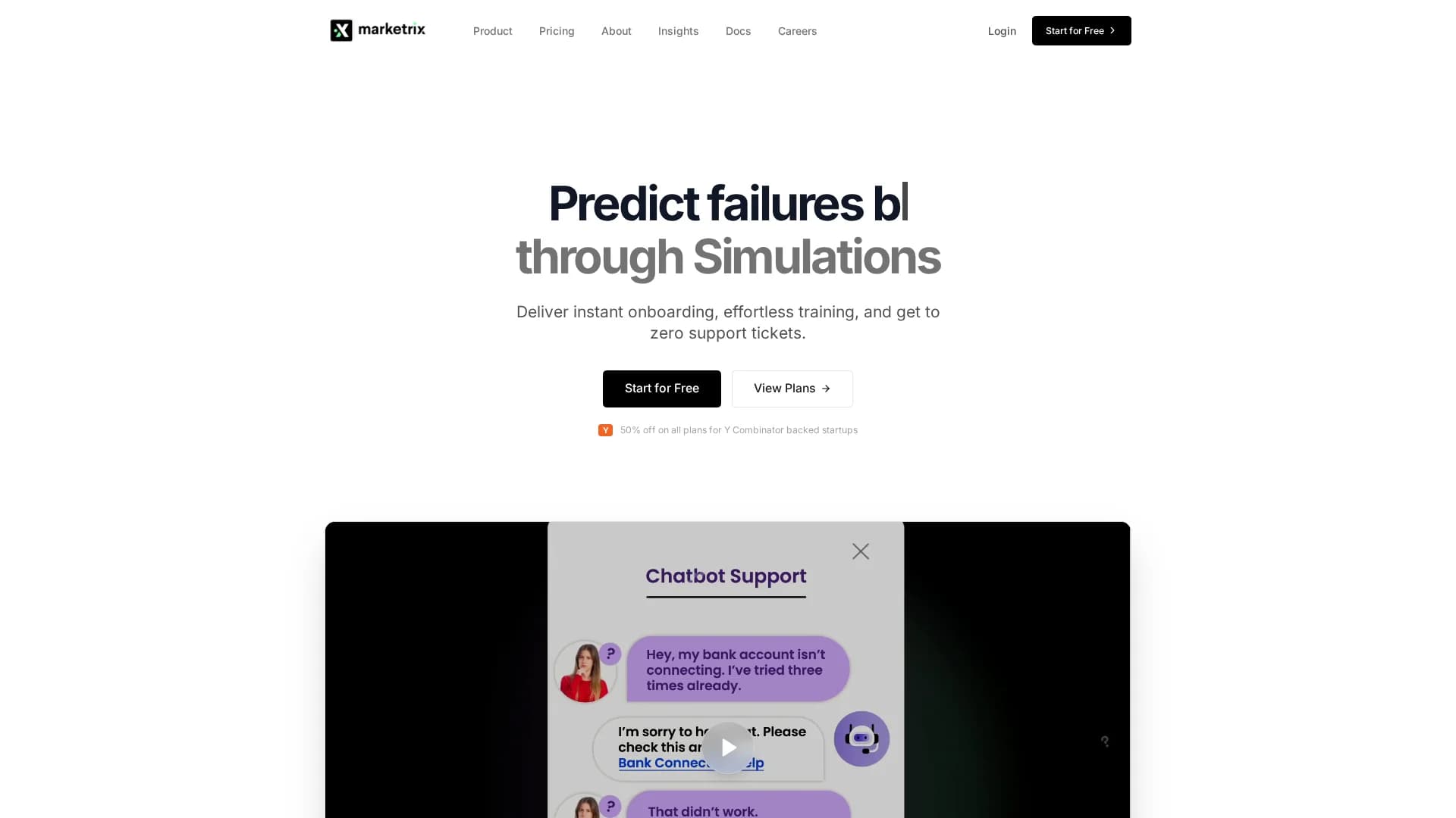 marketrix-ai homepage