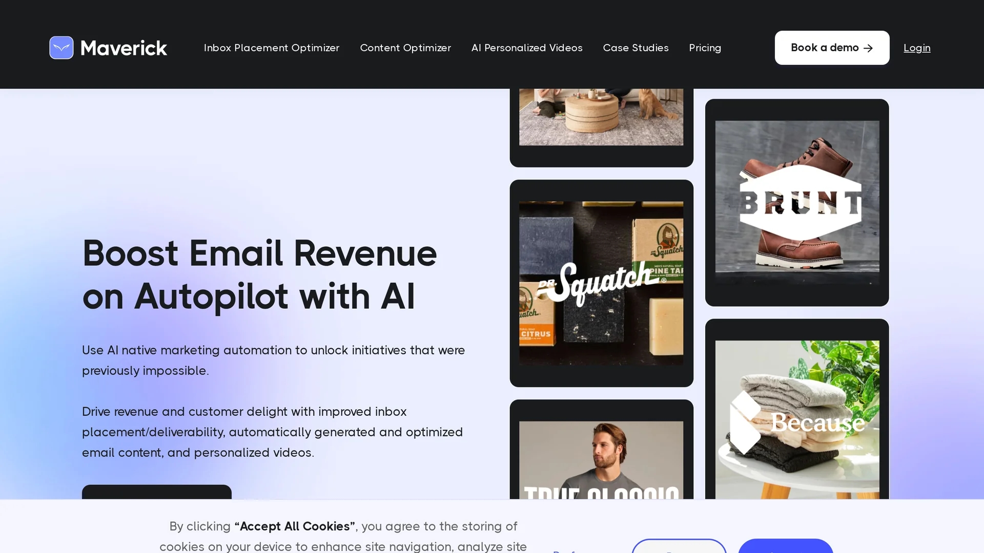 maverick homepage