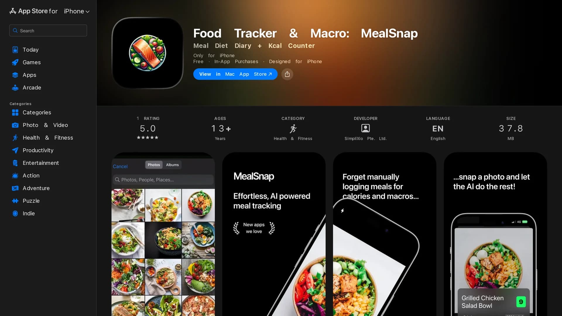 mealSnap-track-eating-with-ai homepage