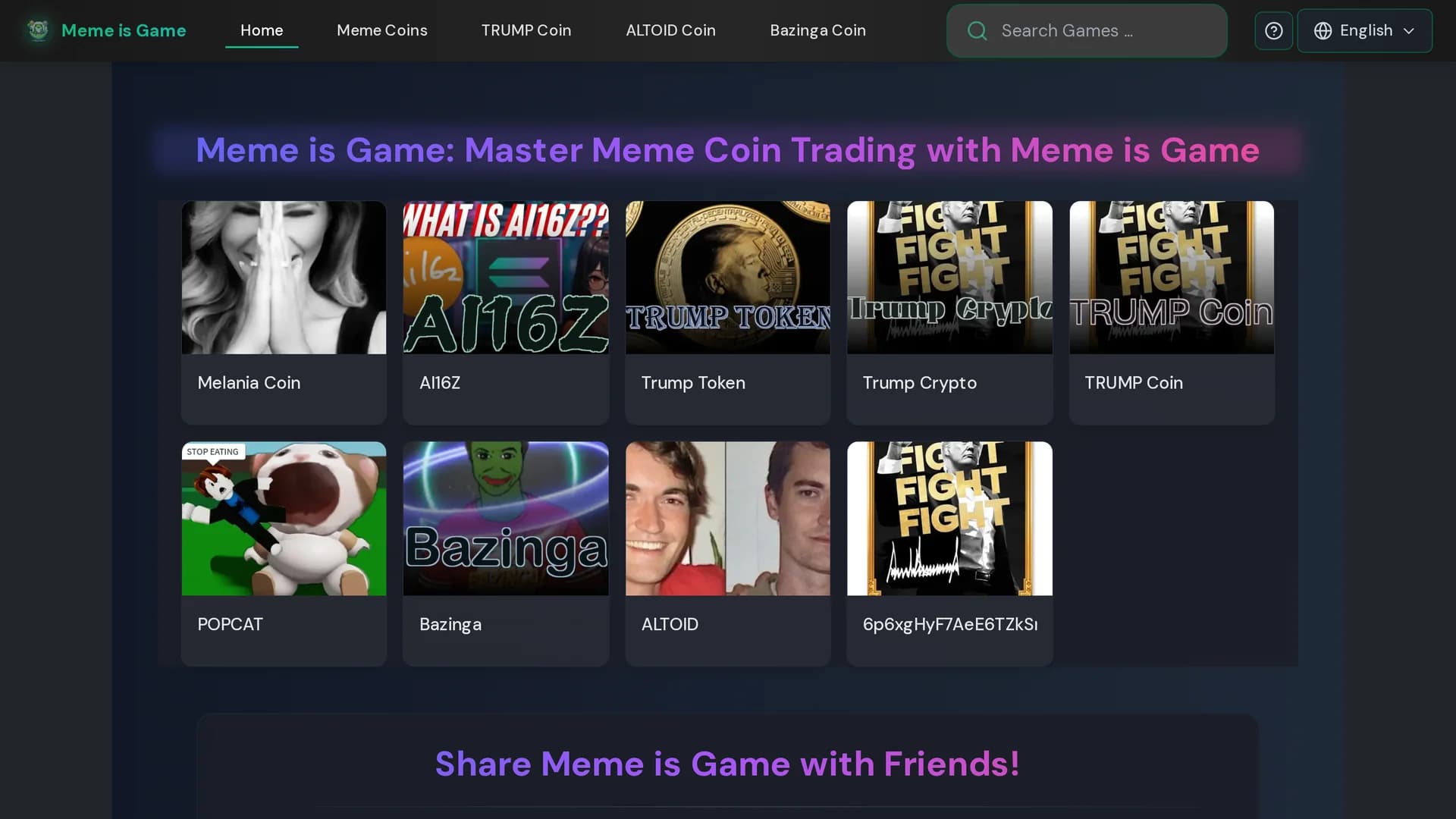 meme-is-game homepage
