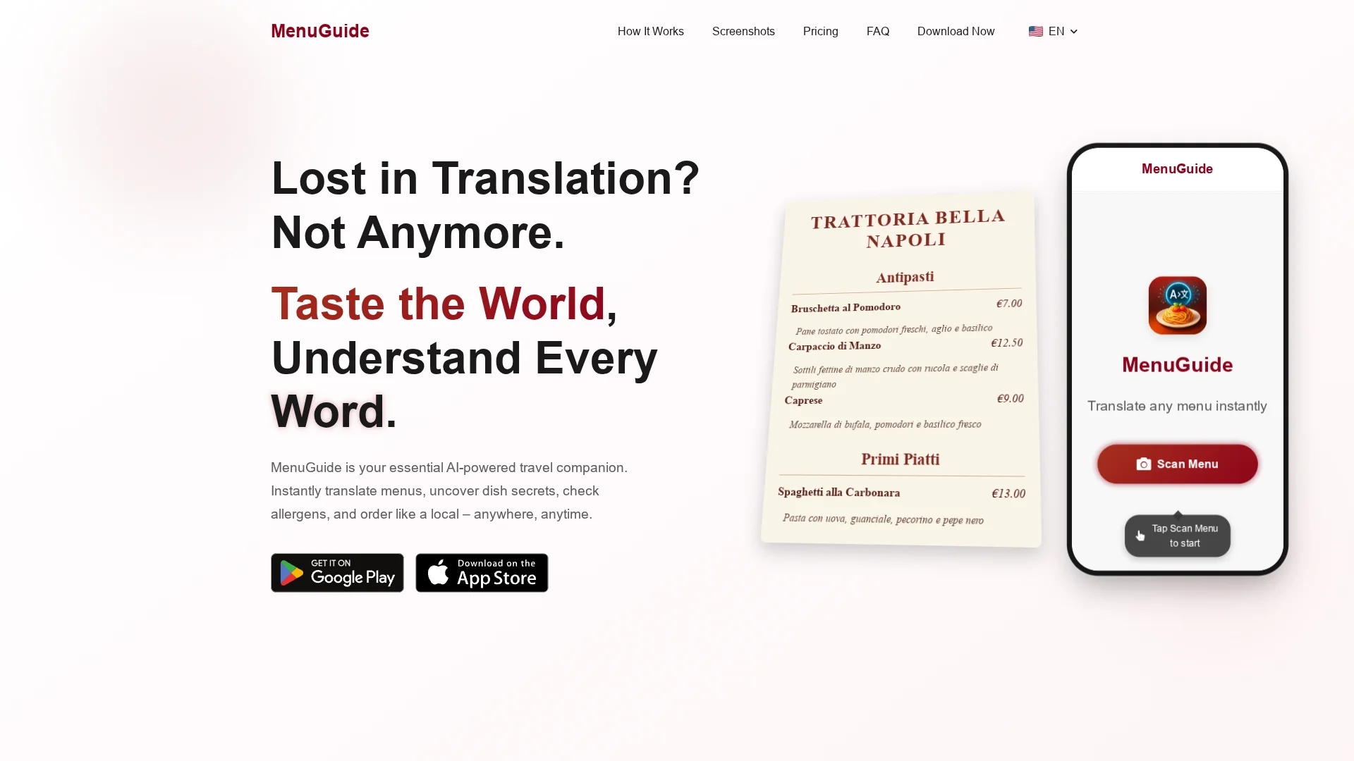 menuguide homepage
