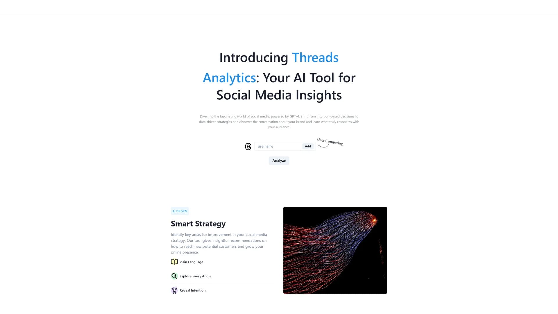 meta-threads-analytics homepage