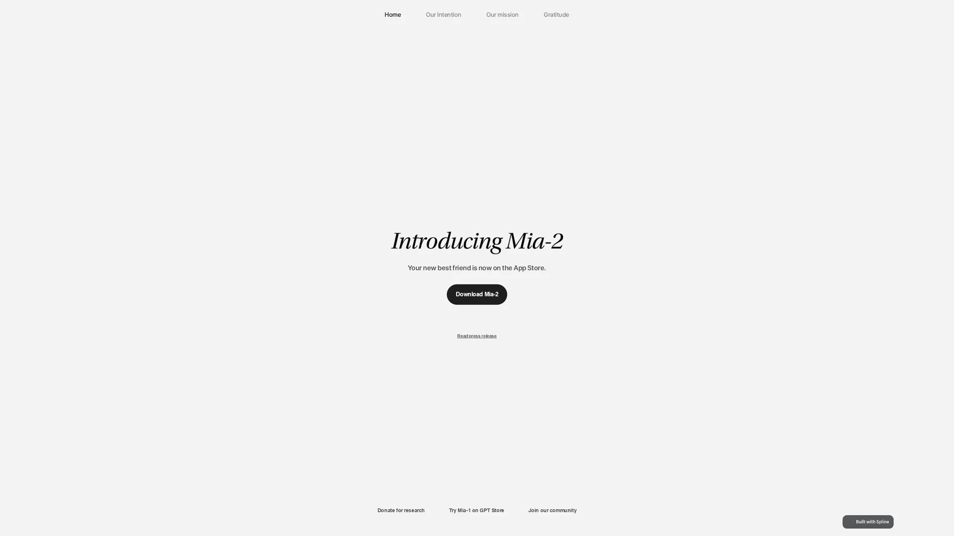 mia-ai homepage