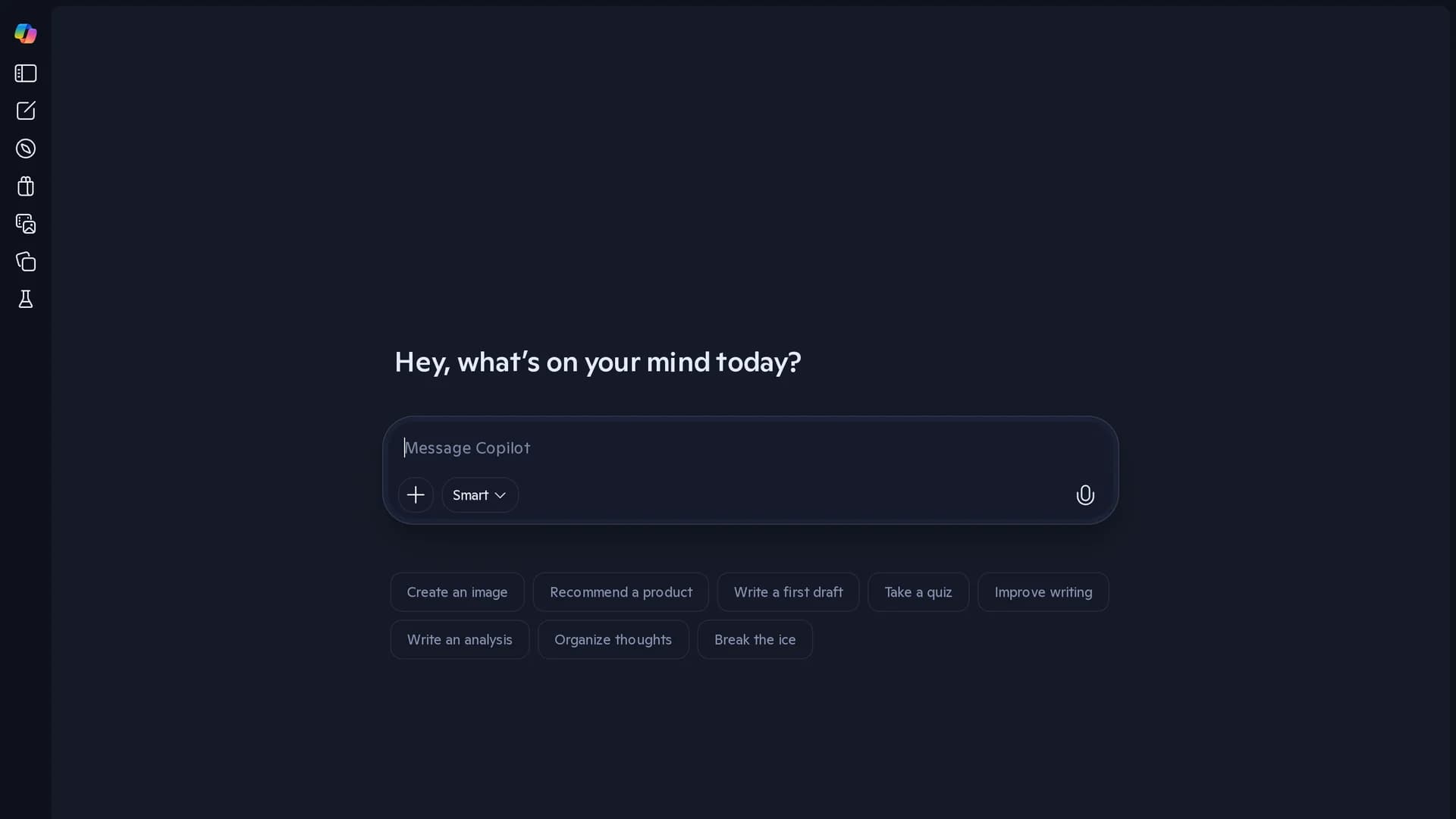 microsoft-copilot homepage