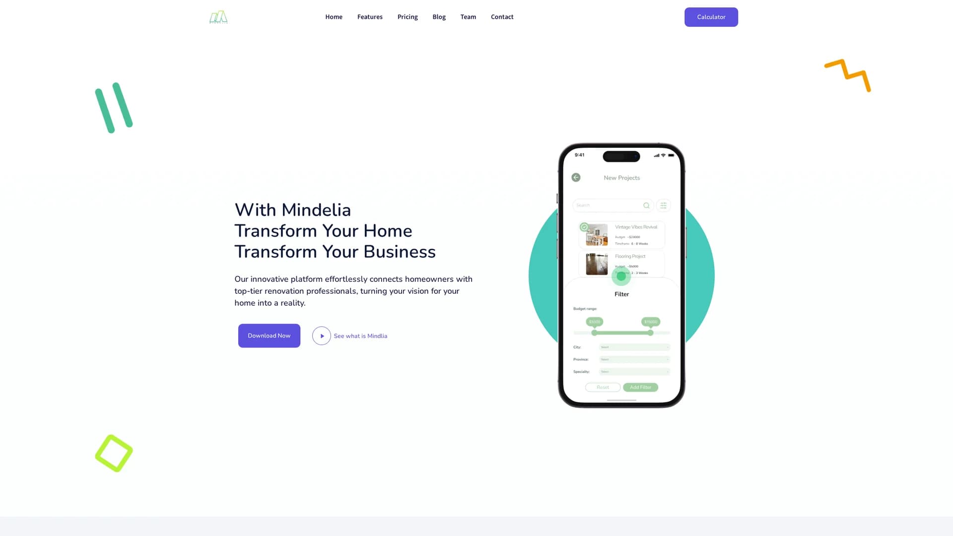 mindelia homepage