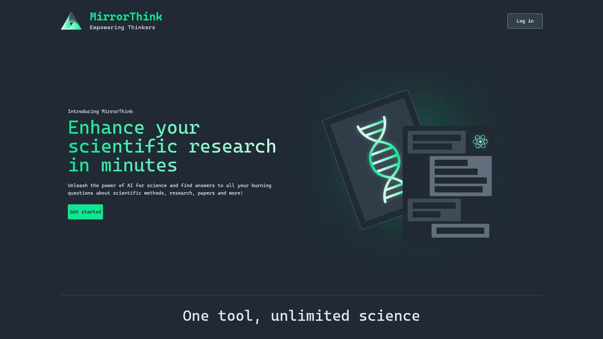 mirrorthink homepage
