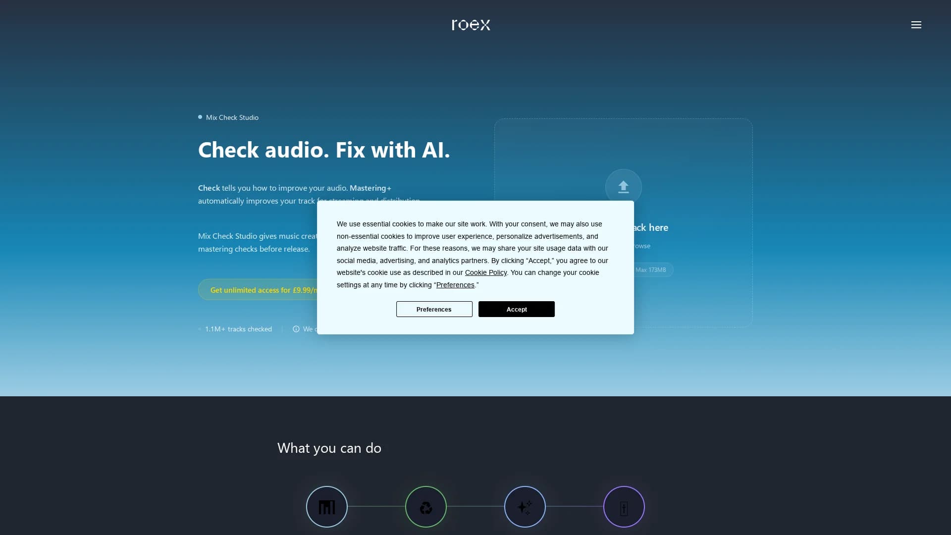 mix-check-studio homepage