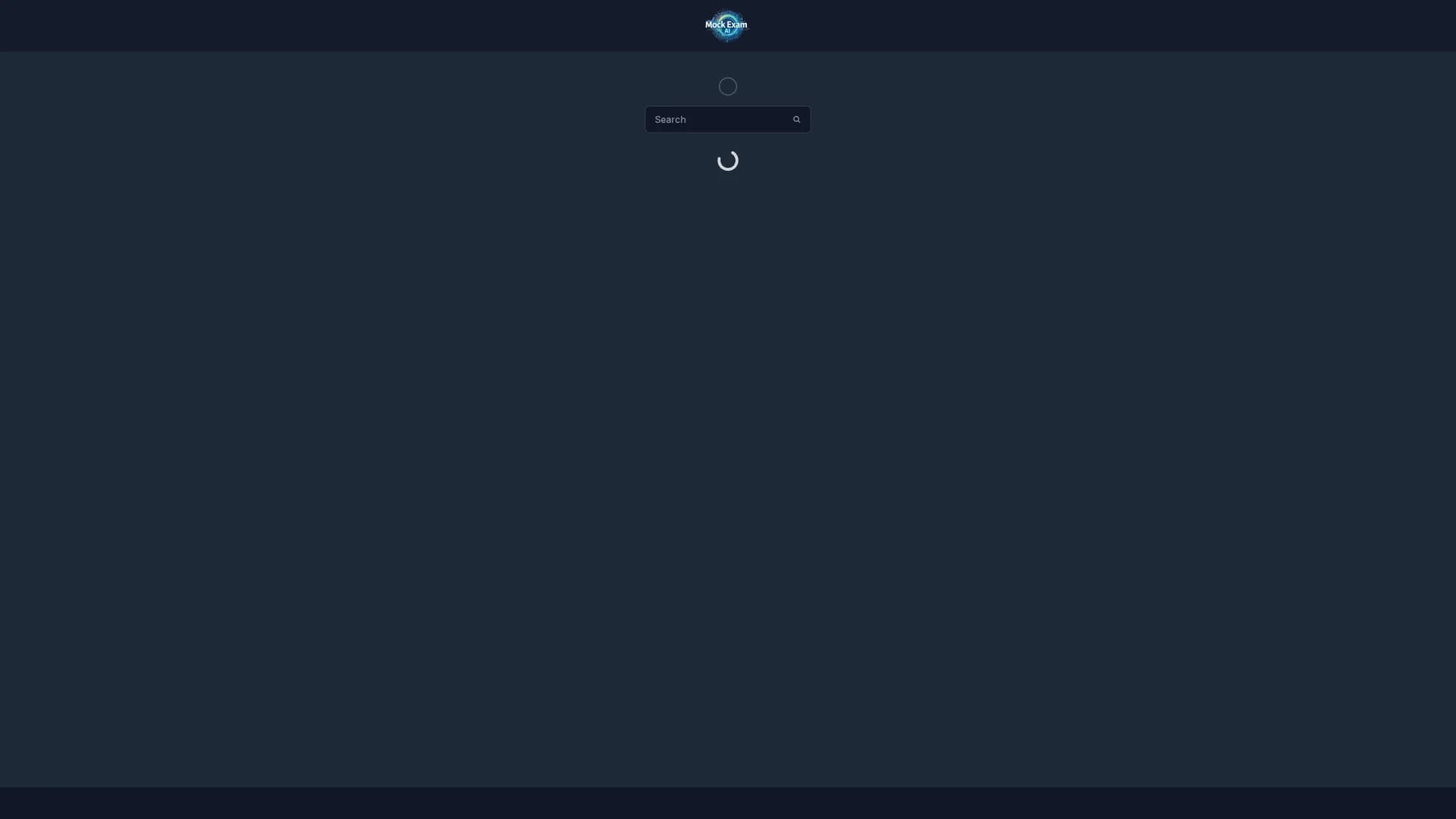 mock-exam-ai homepage