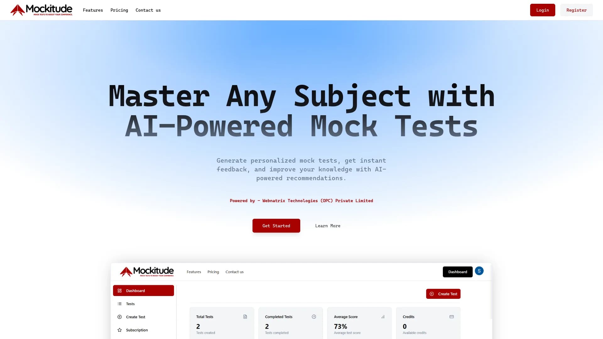 mockitude homepage