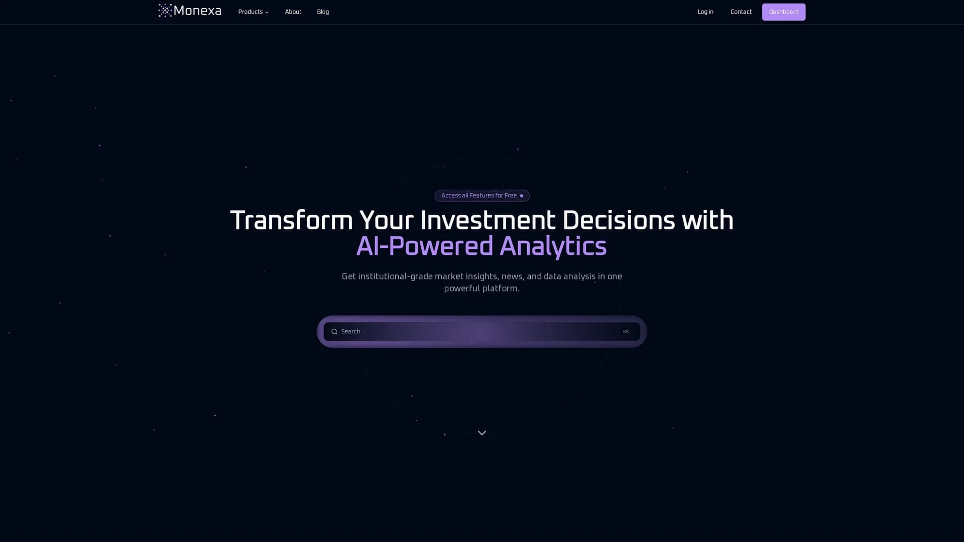 monexa homepage