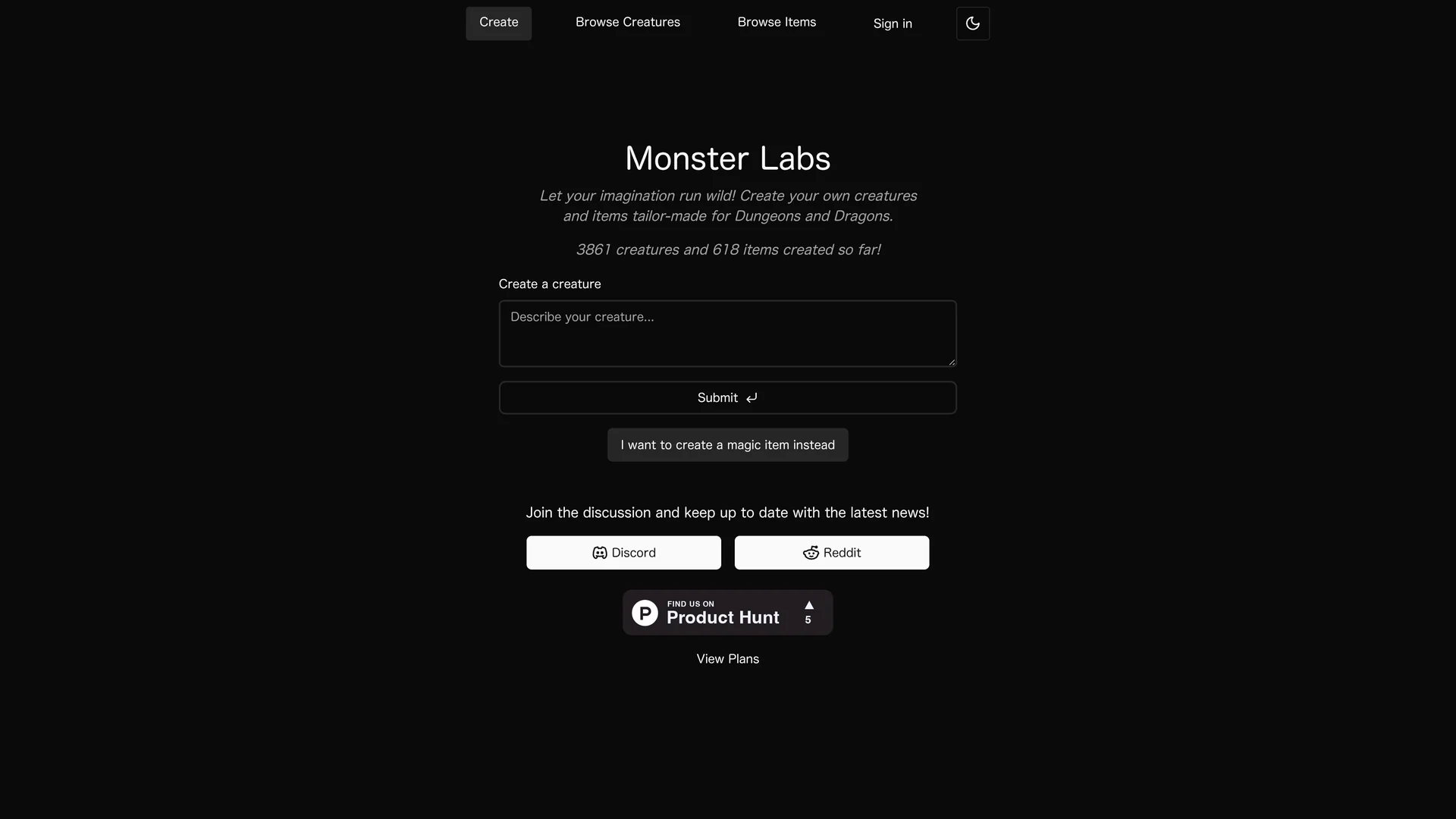 monster-labs homepage