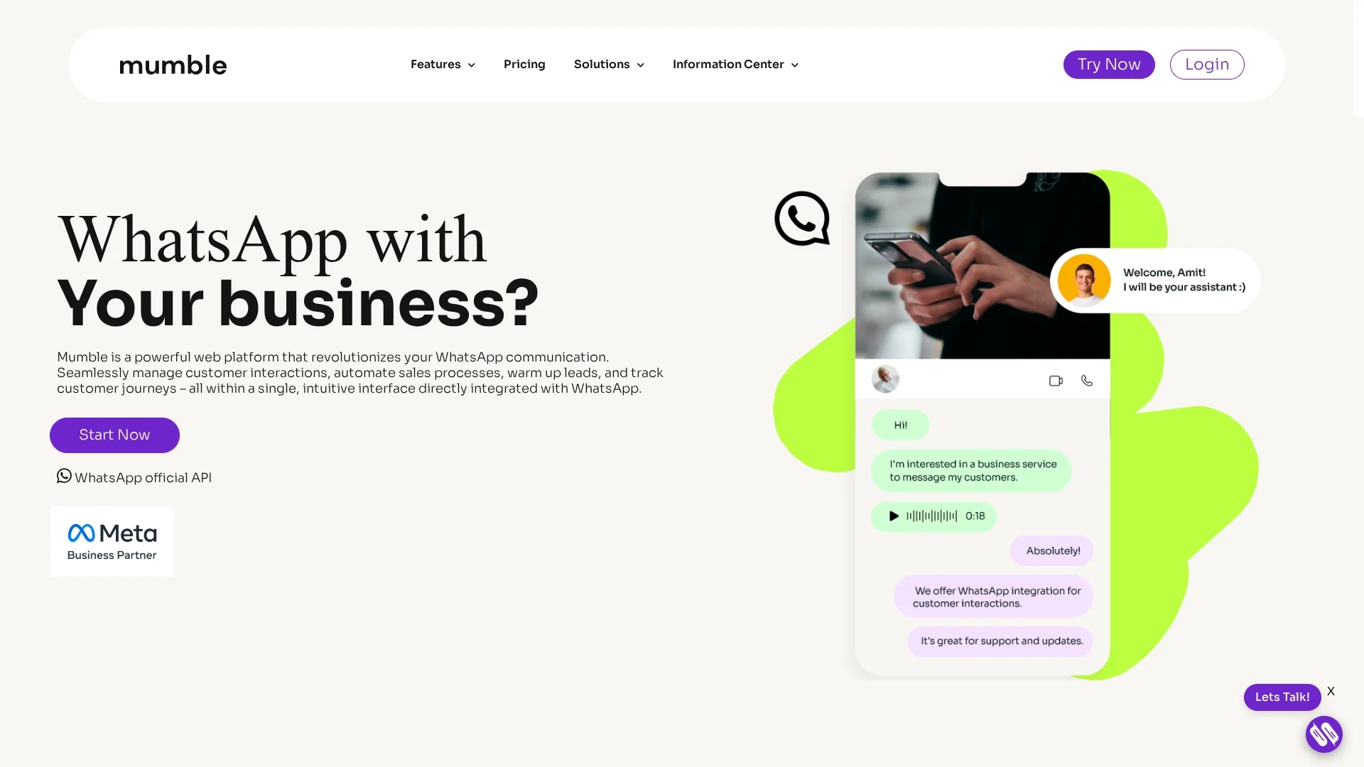 mumble homepage