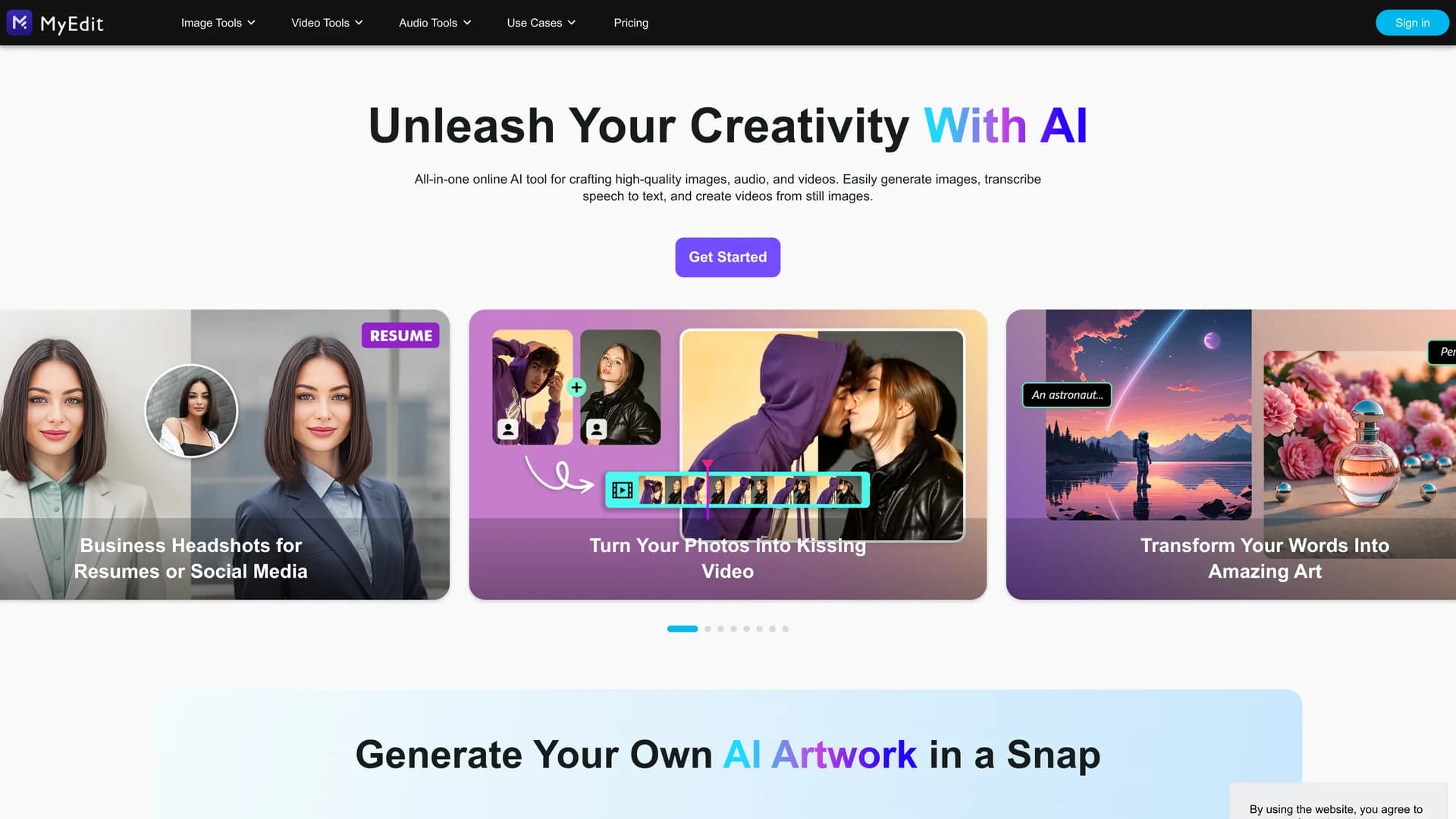 myedit homepage