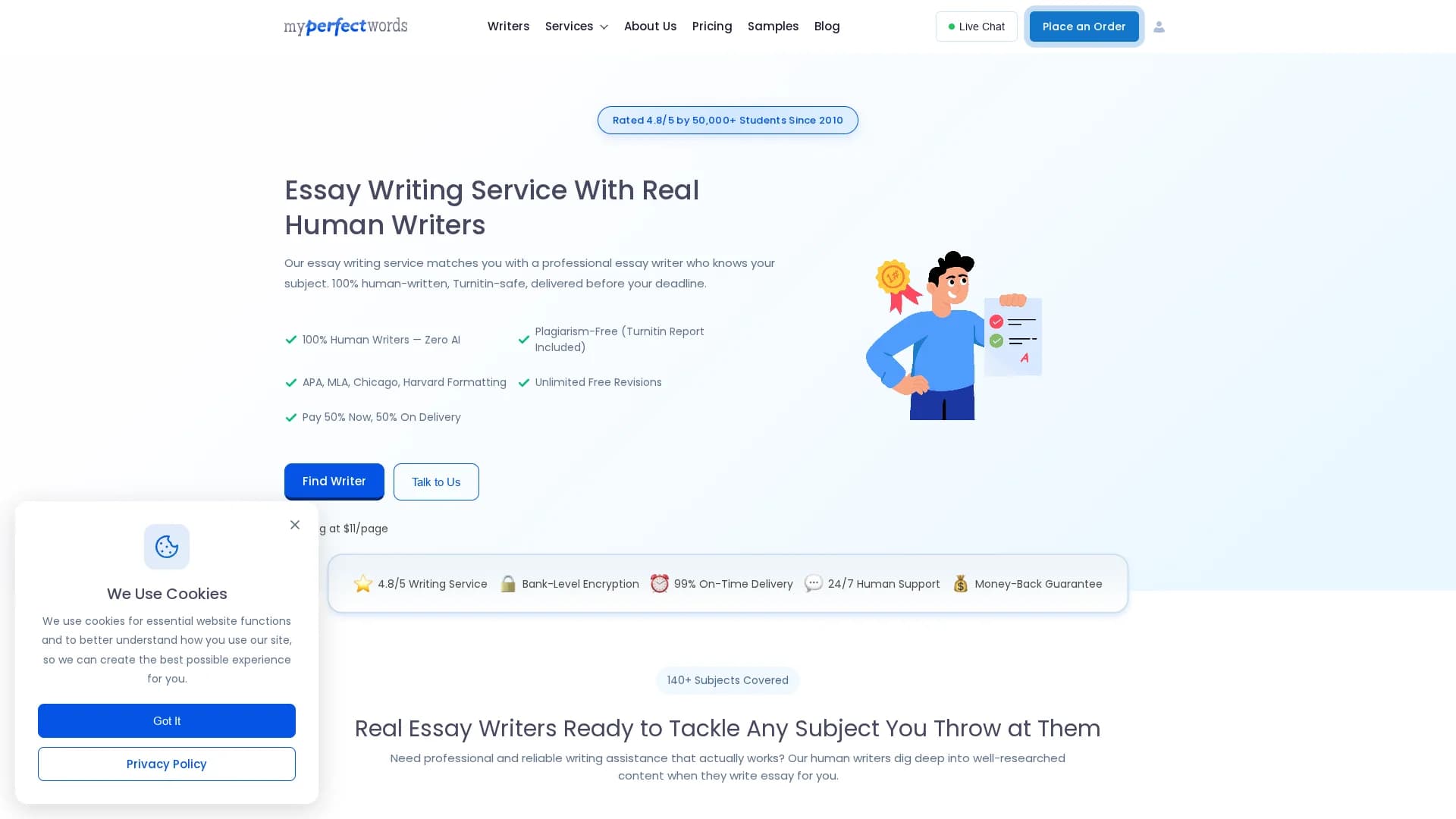 myperfectwords homepage
