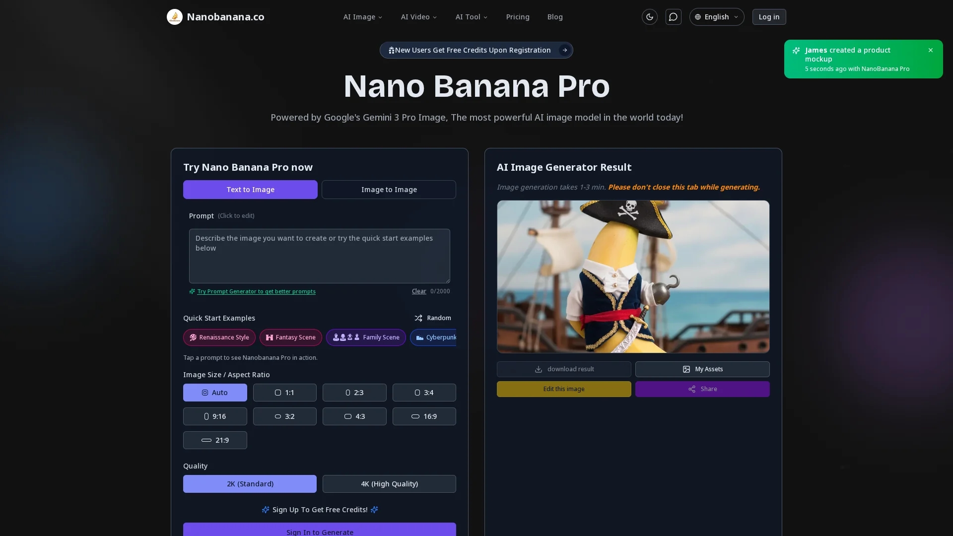 nanobanana-co homepage