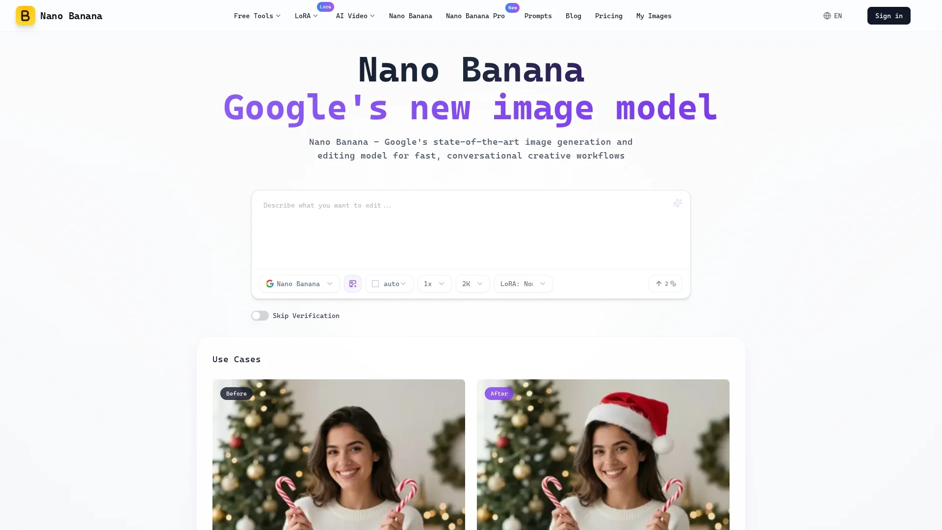 nanobanana-im homepage