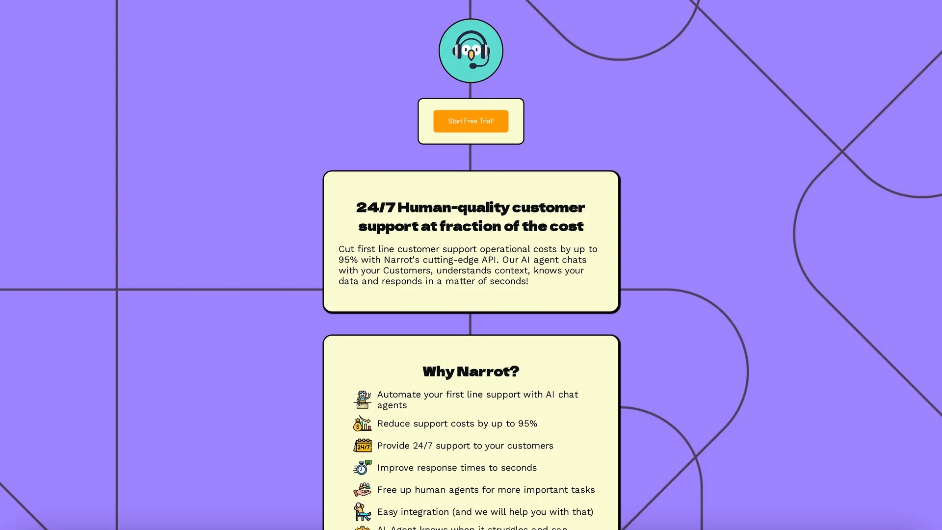 narrot homepage
