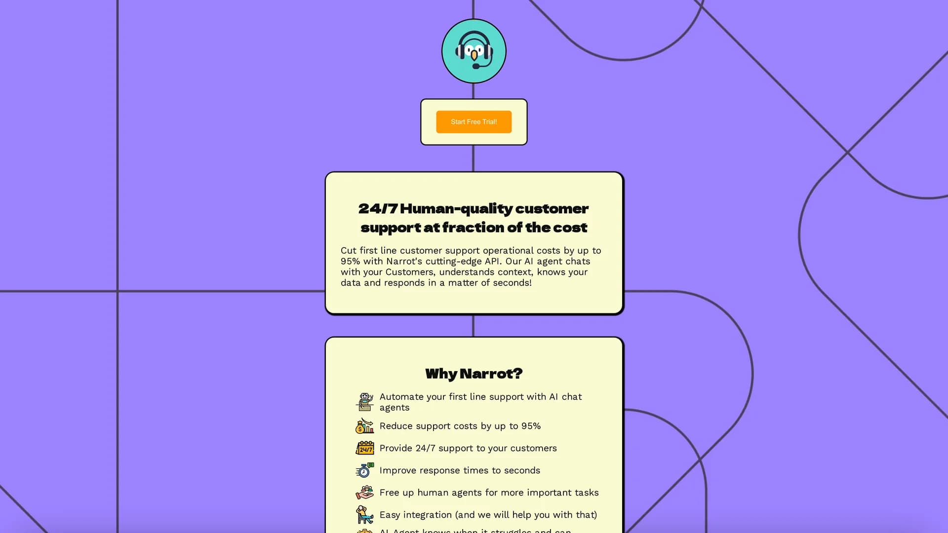 narrot homepage