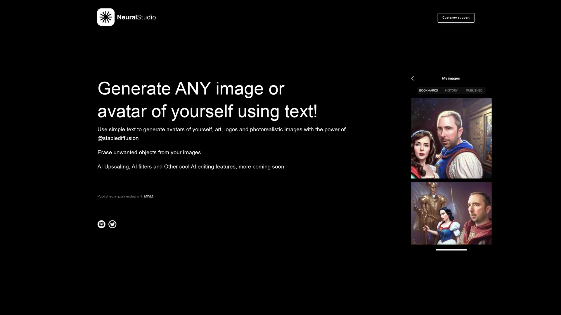neuralstudio homepage