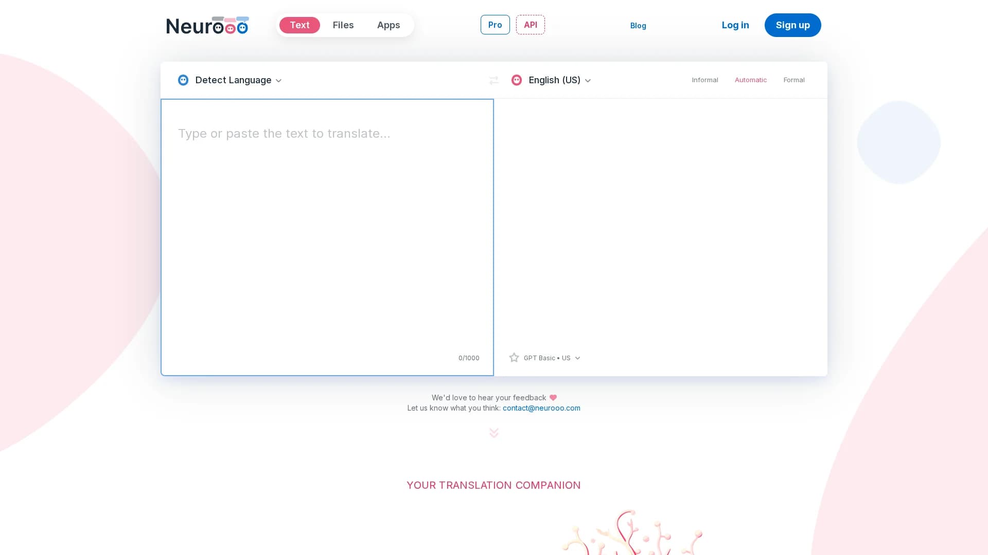 neurooo homepage