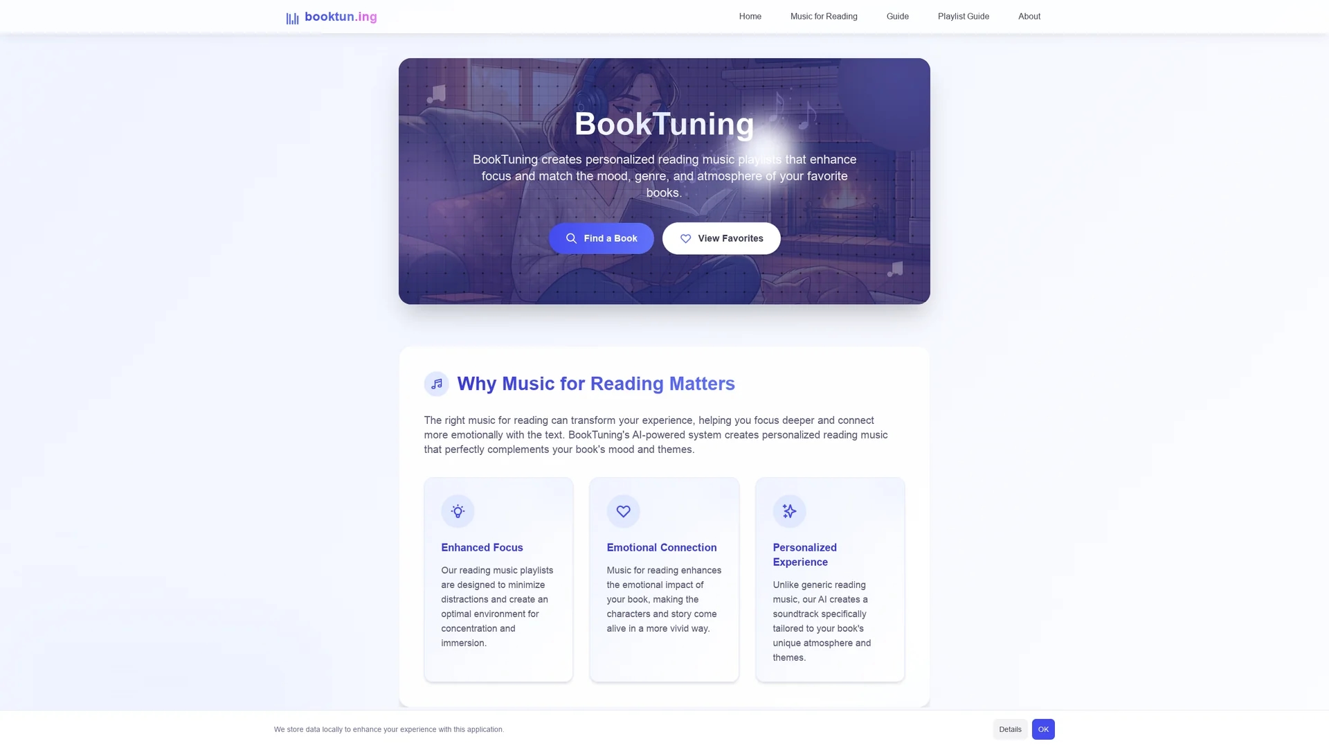 nextread-ai homepage