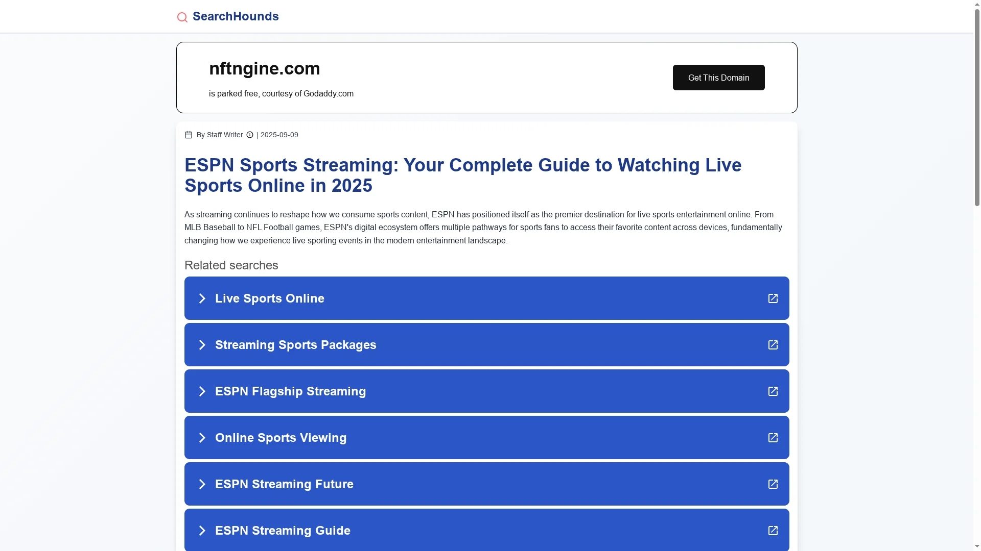 nftngine homepage
