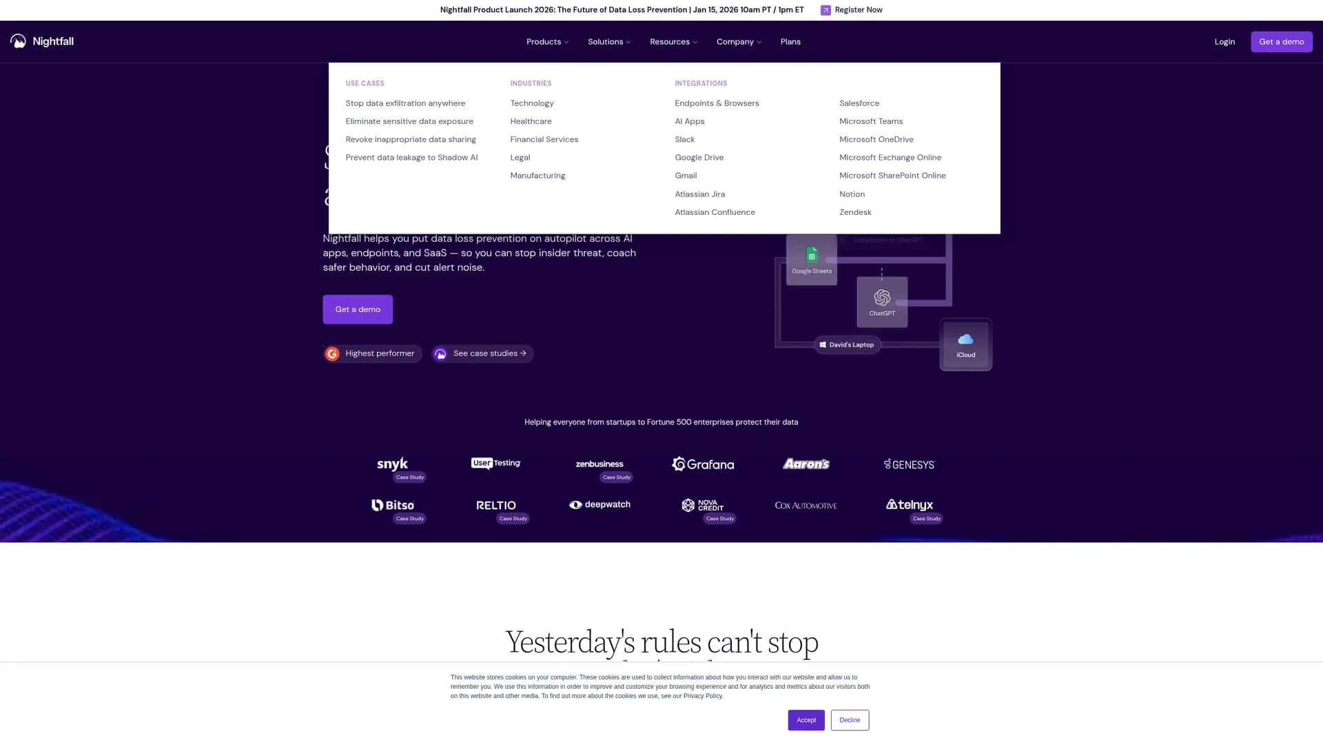 nightfall-ai-for-zendesk homepage