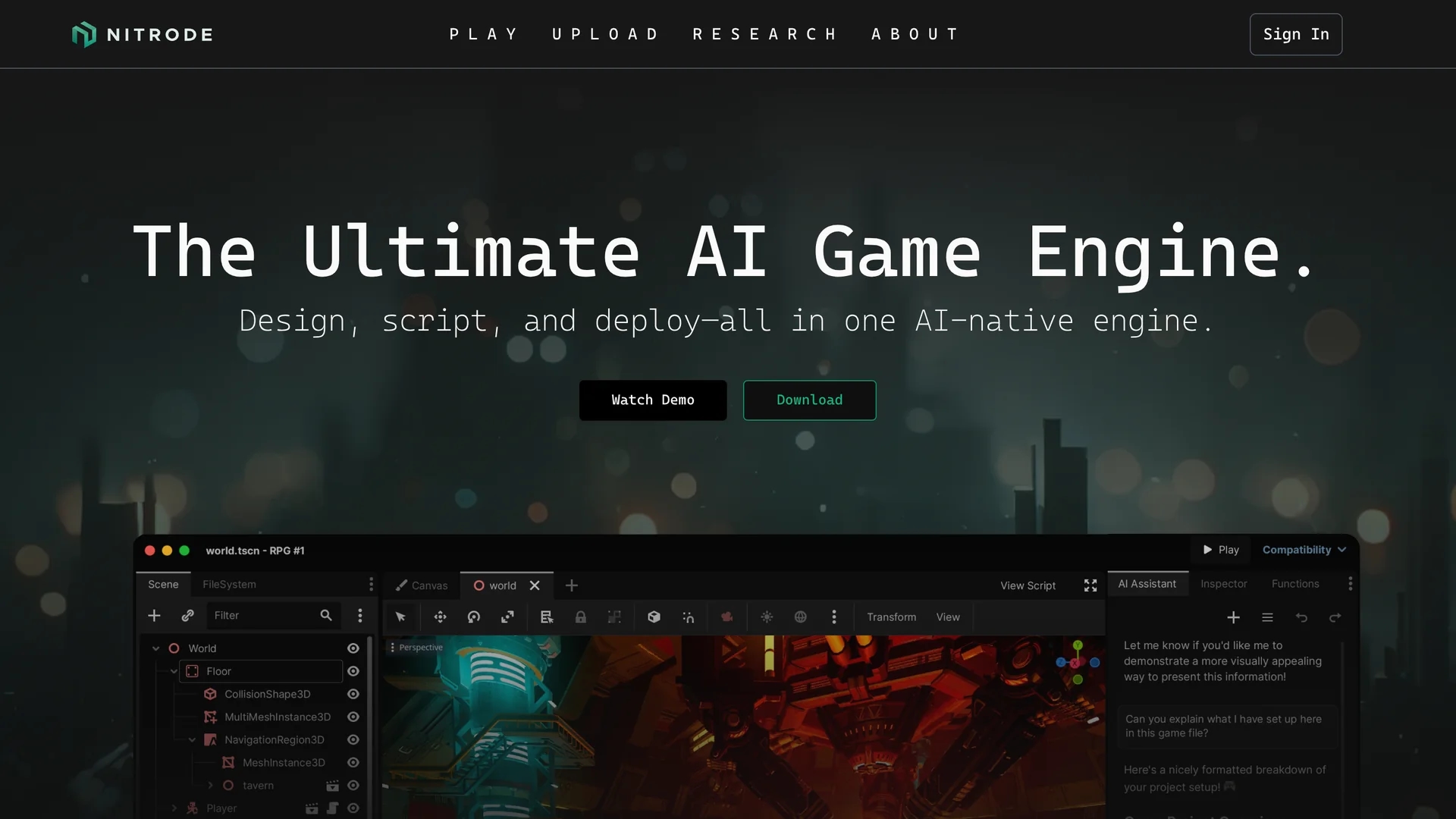 nitrode homepage