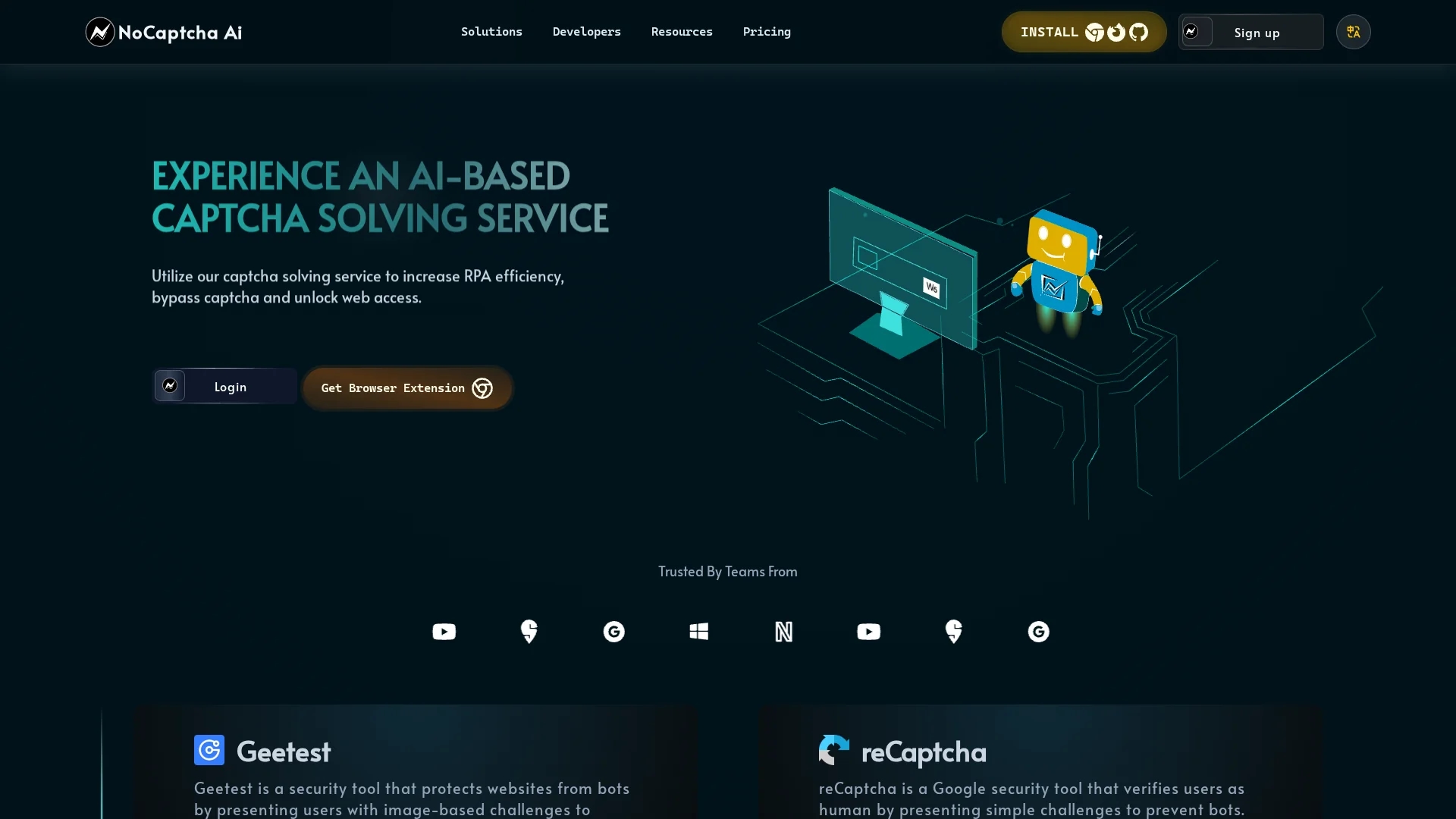 nocaptcha-automatic-captcha-solver homepage