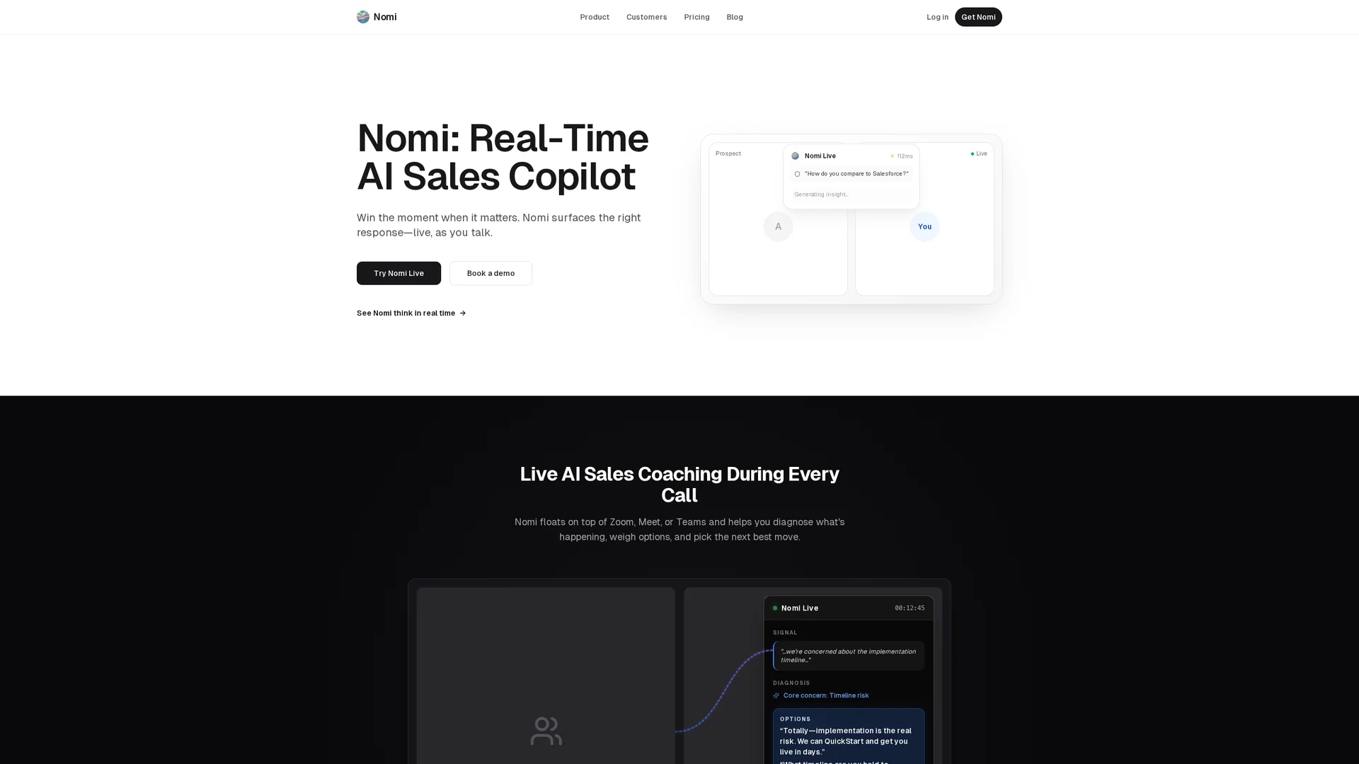nomi homepage