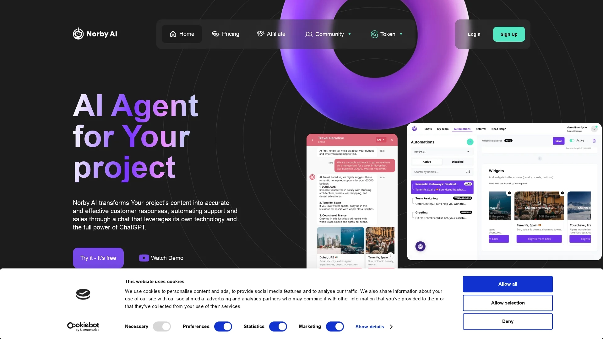 norby-ai homepage