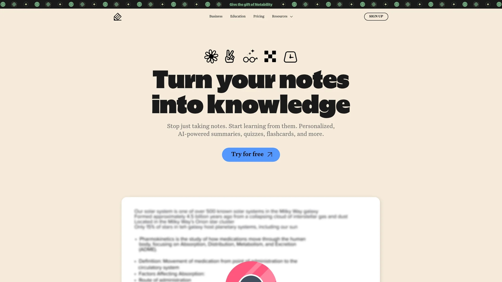 notability homepage