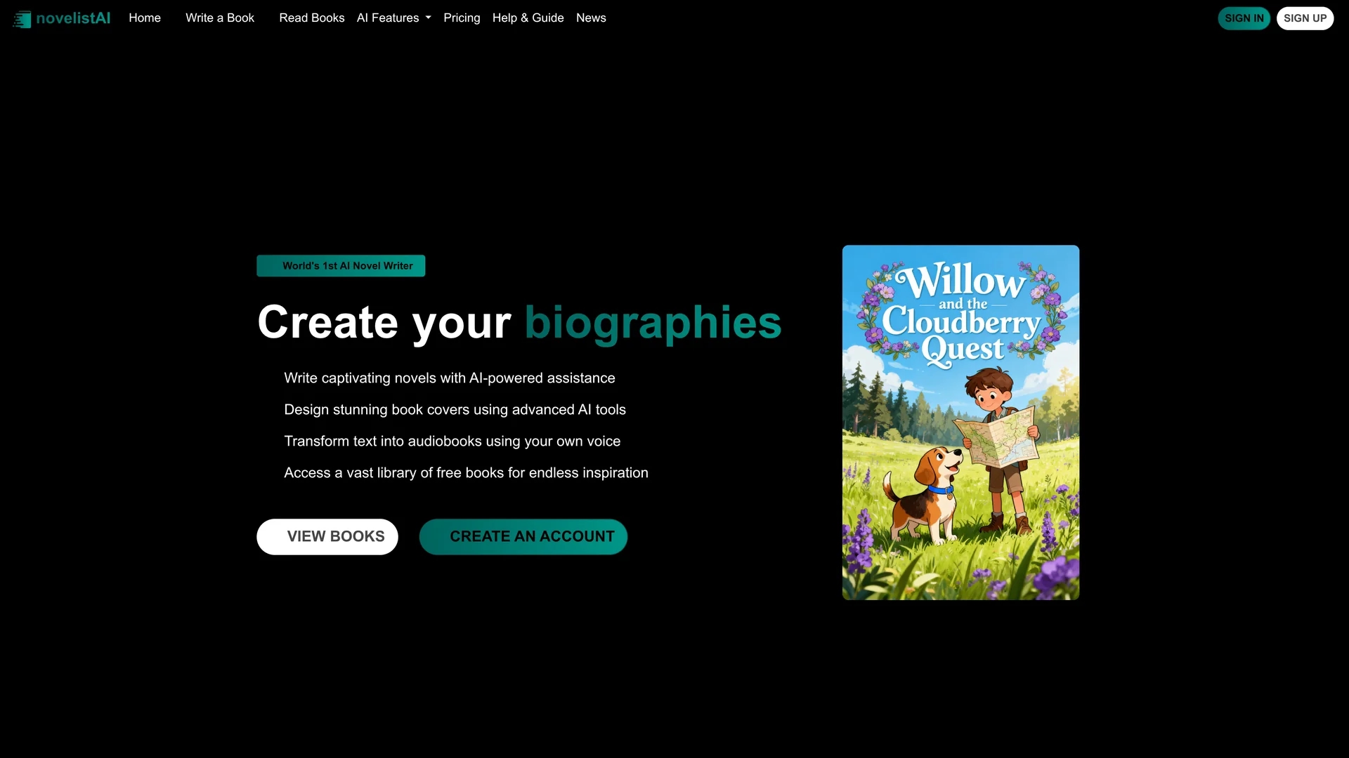 novelistai homepage