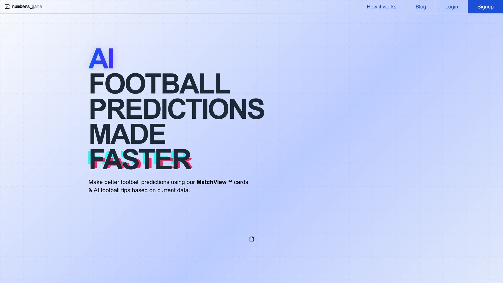 numbers-game homepage